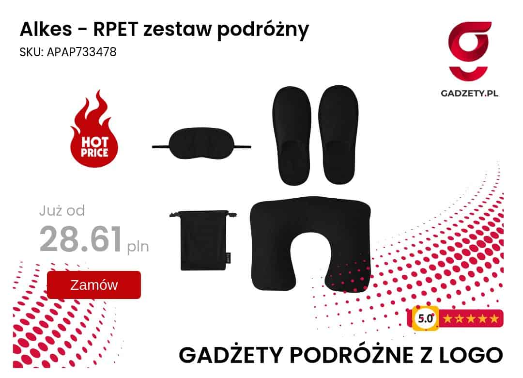 Alkes - RPET zestaw podróżny Alkes RPET zestaw podróżny