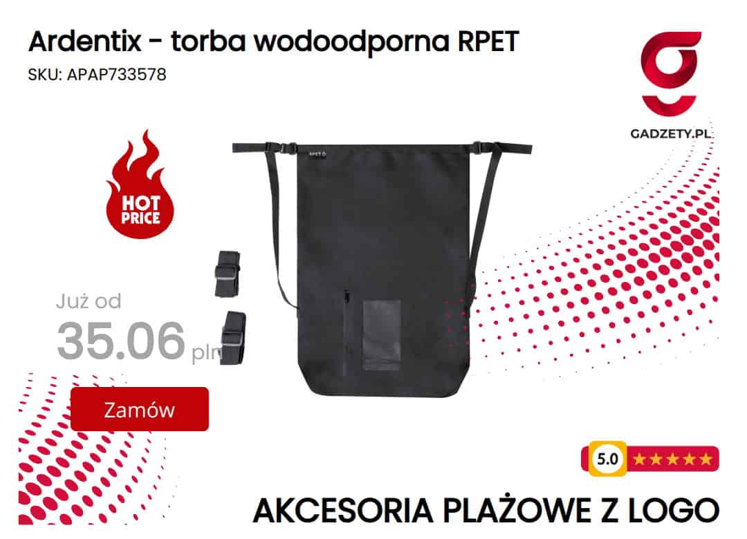 Ardentix - torba wodoodporna RPET Ardentix - torba wodoodporna wykonana z RPET