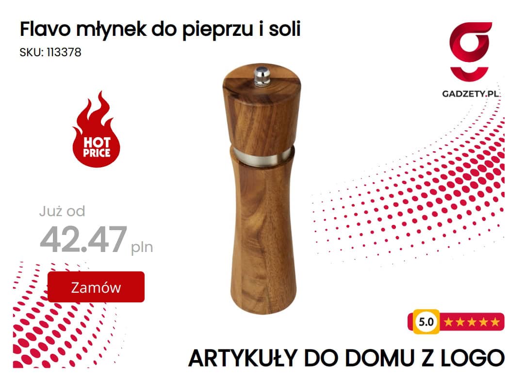 Flavo młynek do pieprzu i soli Flavo młynek do pieprzu i soli