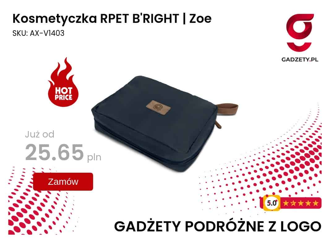 Kosmetyczka RPET B'RIGHT | Zoe Kosmetyczka RPET B’RIGHT Zoe