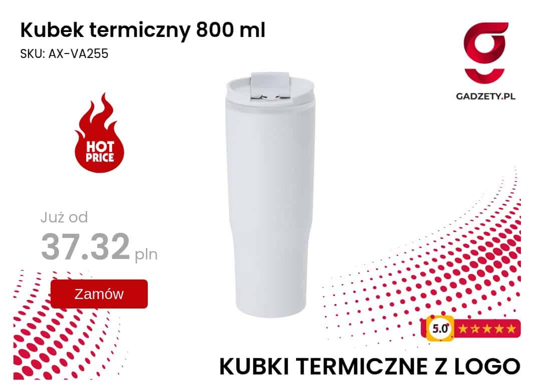 Kubek termiczny 800 ml Kubek termiczny 800 ml do gorących napojów