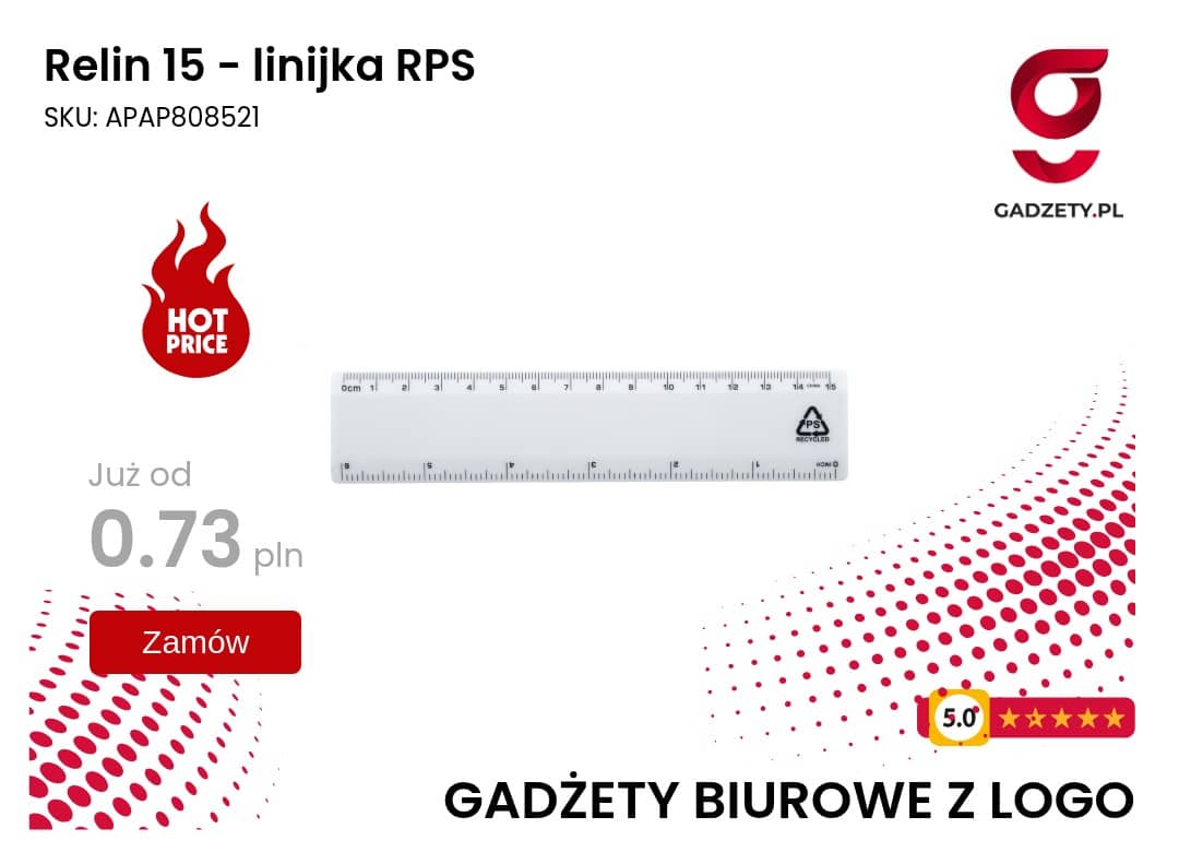Relin 15 - linijka RPS linijka RPS model Relin 15
