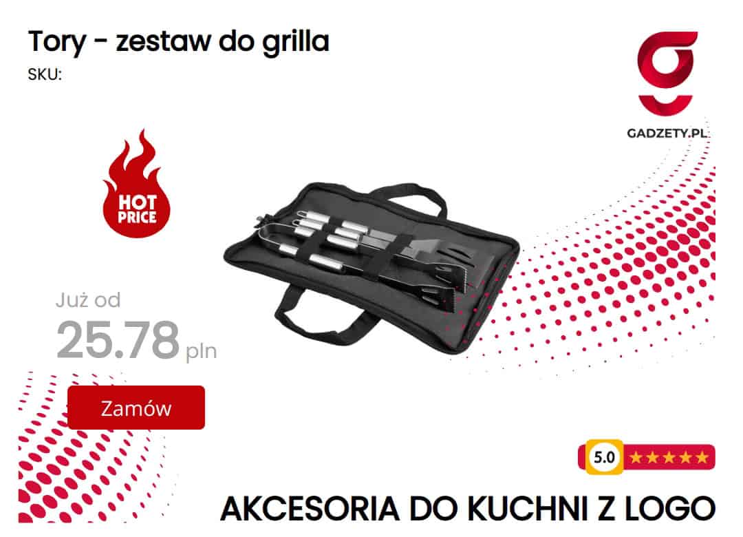Tory - zestaw do grilla Zestaw do grilla Tory