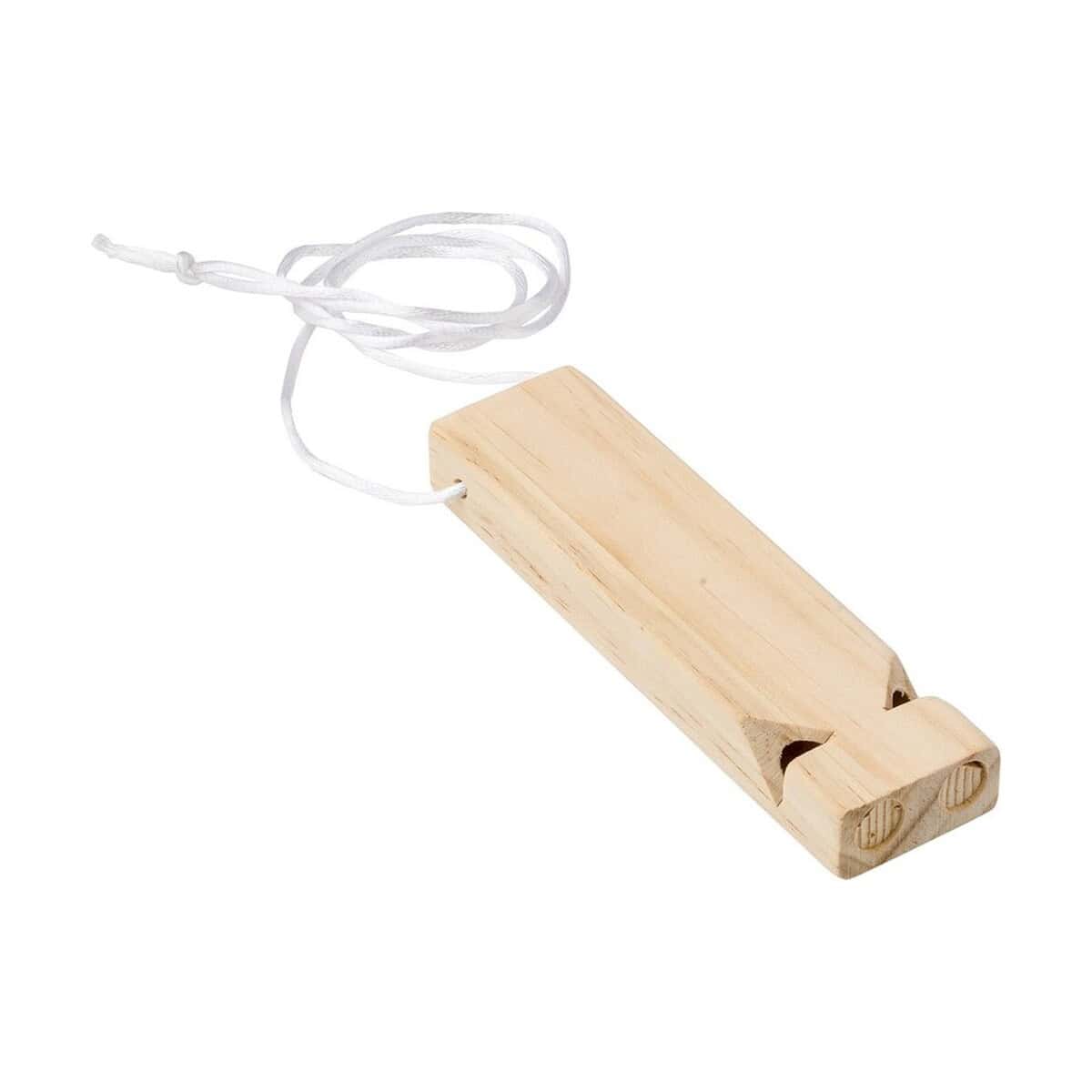 1. Drewniana zawieszka na drzwi z białą linką i wcięciami, idealna na chleb lub dekoracje.