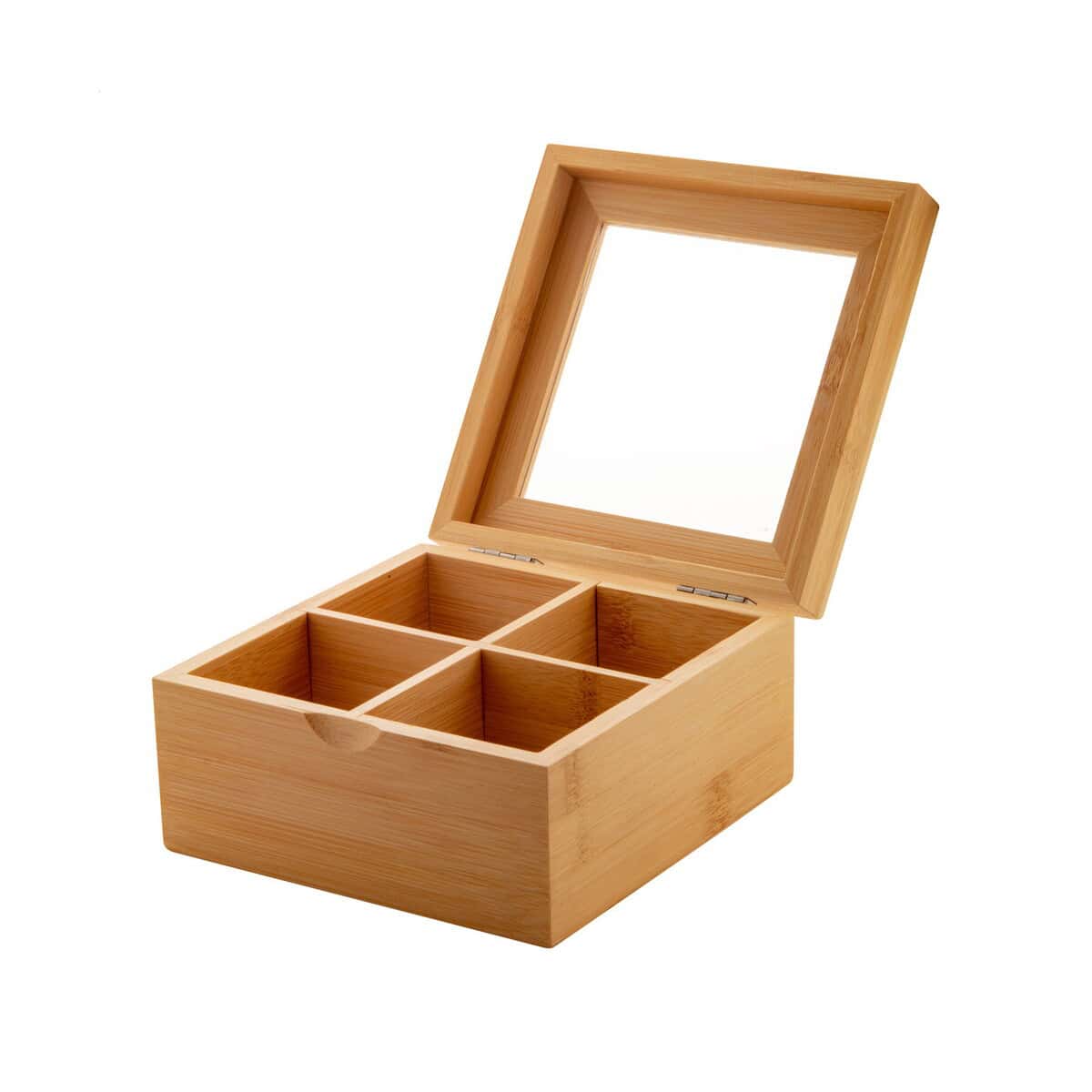 Drewniana szkatułka na biżuterię z lustrem i przegródkami dla gadżetów, personalizacja na prezent.