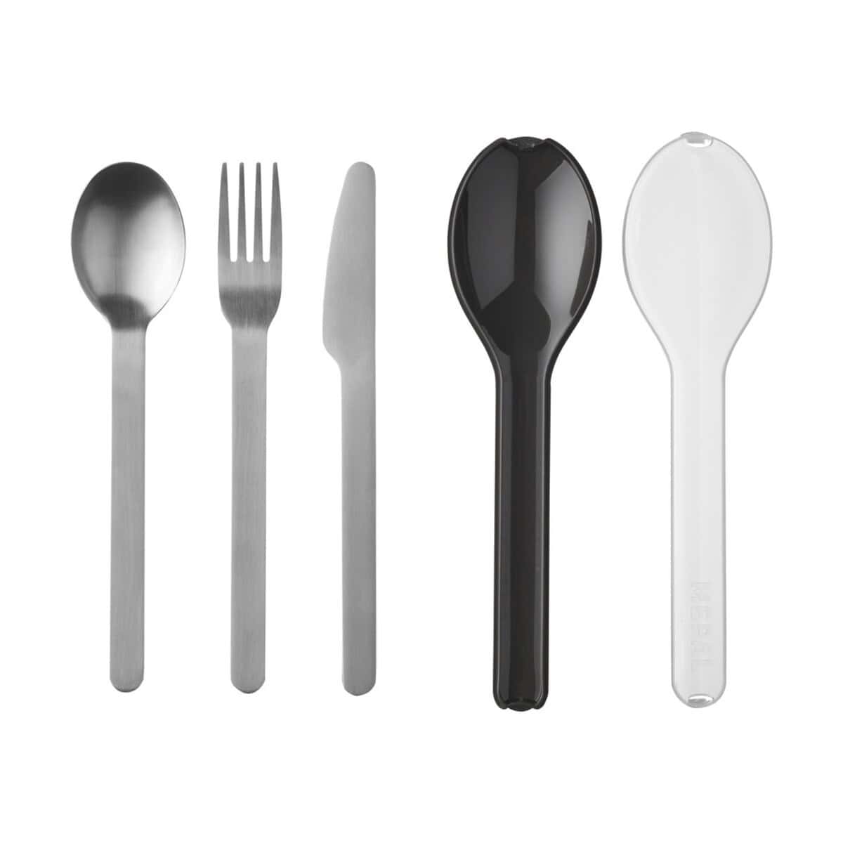 Akcesoria do kuchni z logo – mepal ellipse zestaw sztućców 13042490_e1 Gadżety do jedzenia: łyżka, widelec, nóż, etui, sztućce promocyjne na zamówienie.