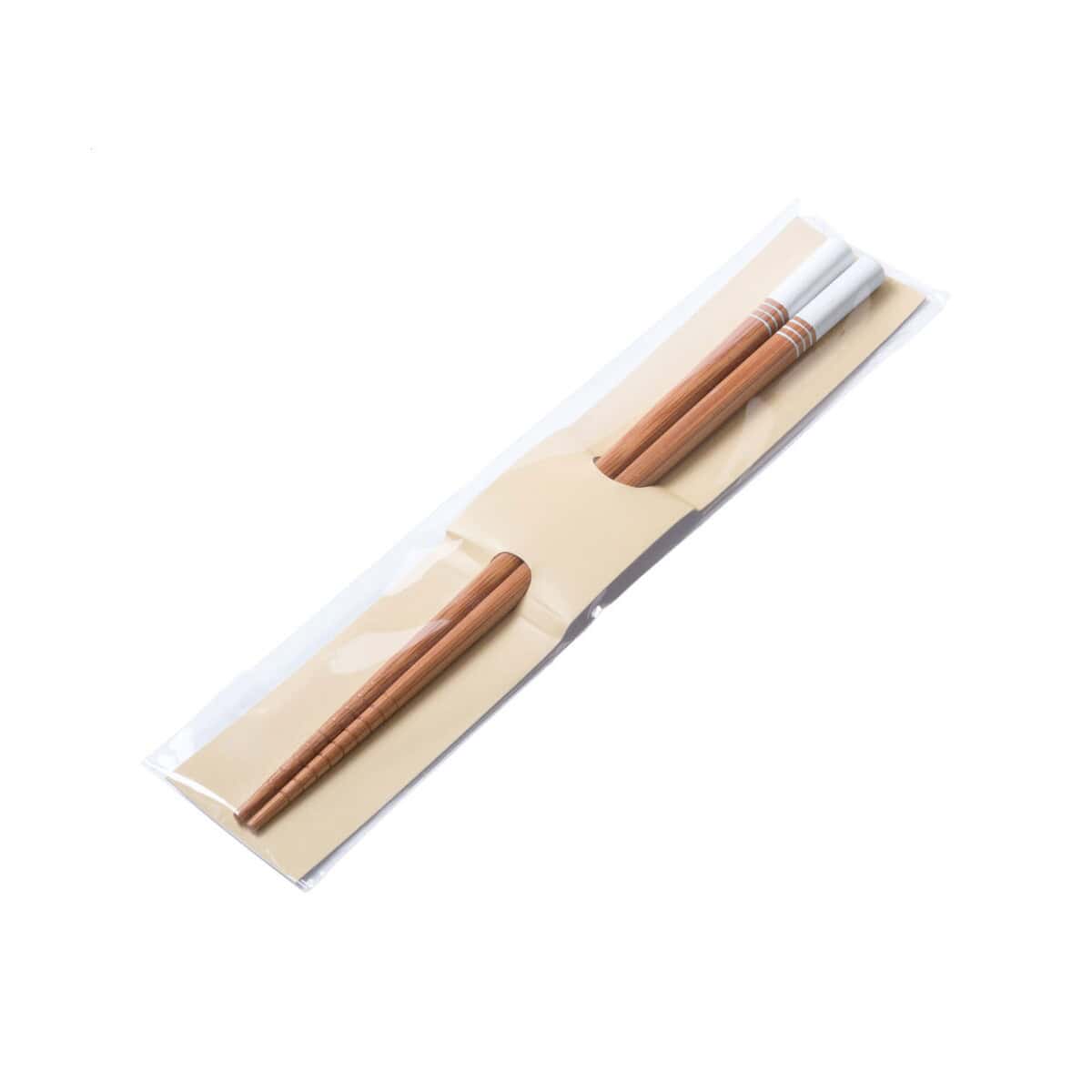 Akcesoria do kuchni z logo – temaki pałeczki AP781251-01__A Drewniane pałeczki do jedzenia w opakowaniu z papieru na prezent logo.