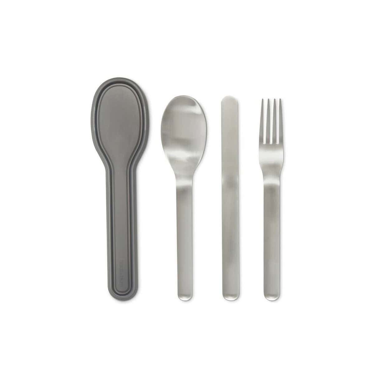 Akcesoria do kuchni z logo – zestaw sztućców black+blum P439.0702__B_2 Celownik do sztućców, zestaw sztućców na prezent, gadżety kuchenne, personalizowane sztućce metalowe.