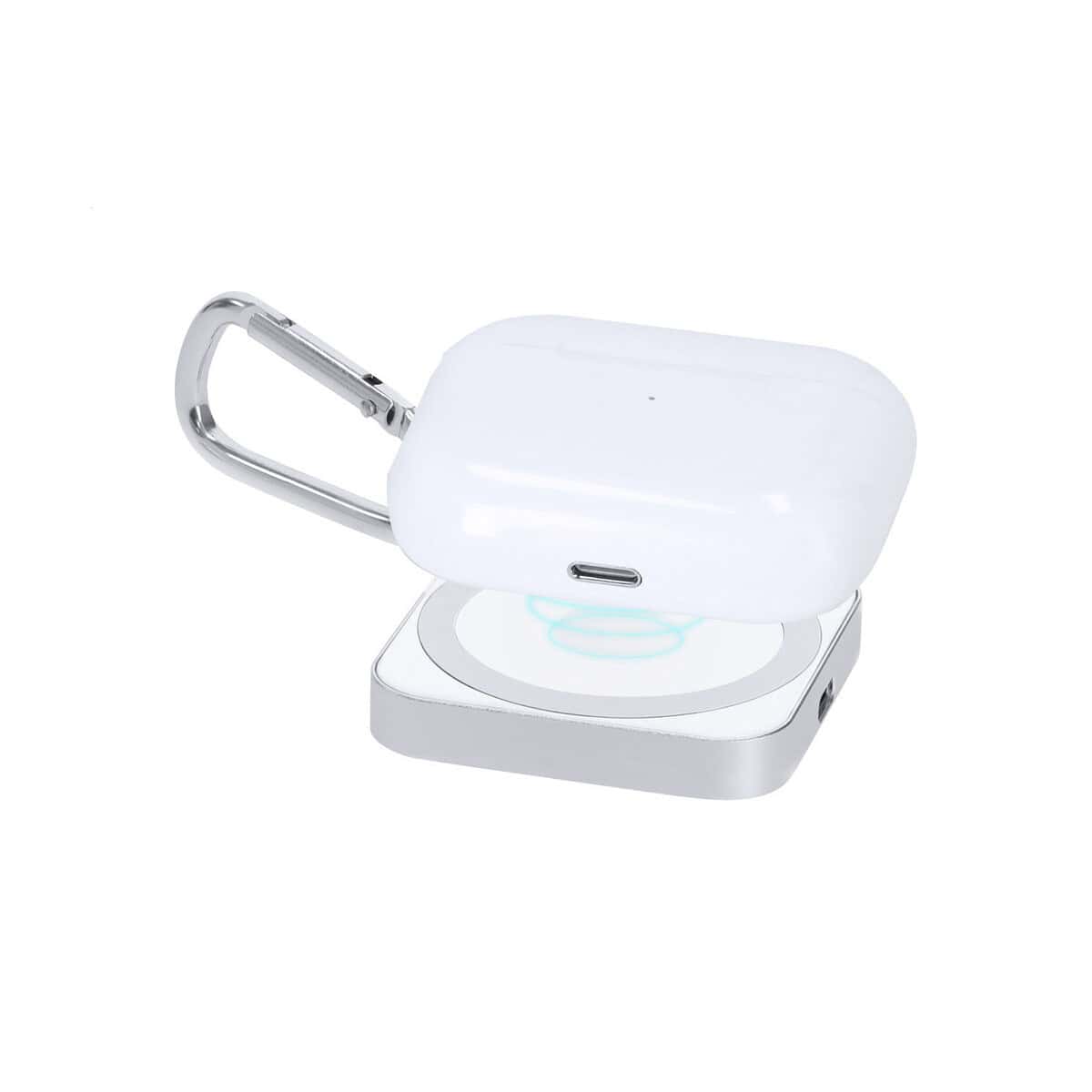 Akcesoria do smartfonów z logo – dorex magnetyczna ładowarka indukcyjna AP735570-01__FC3 Klips do słuchawek z logo, nowoczesny gadżet na prezent, dostępny w sklepie Gadzety.pl.