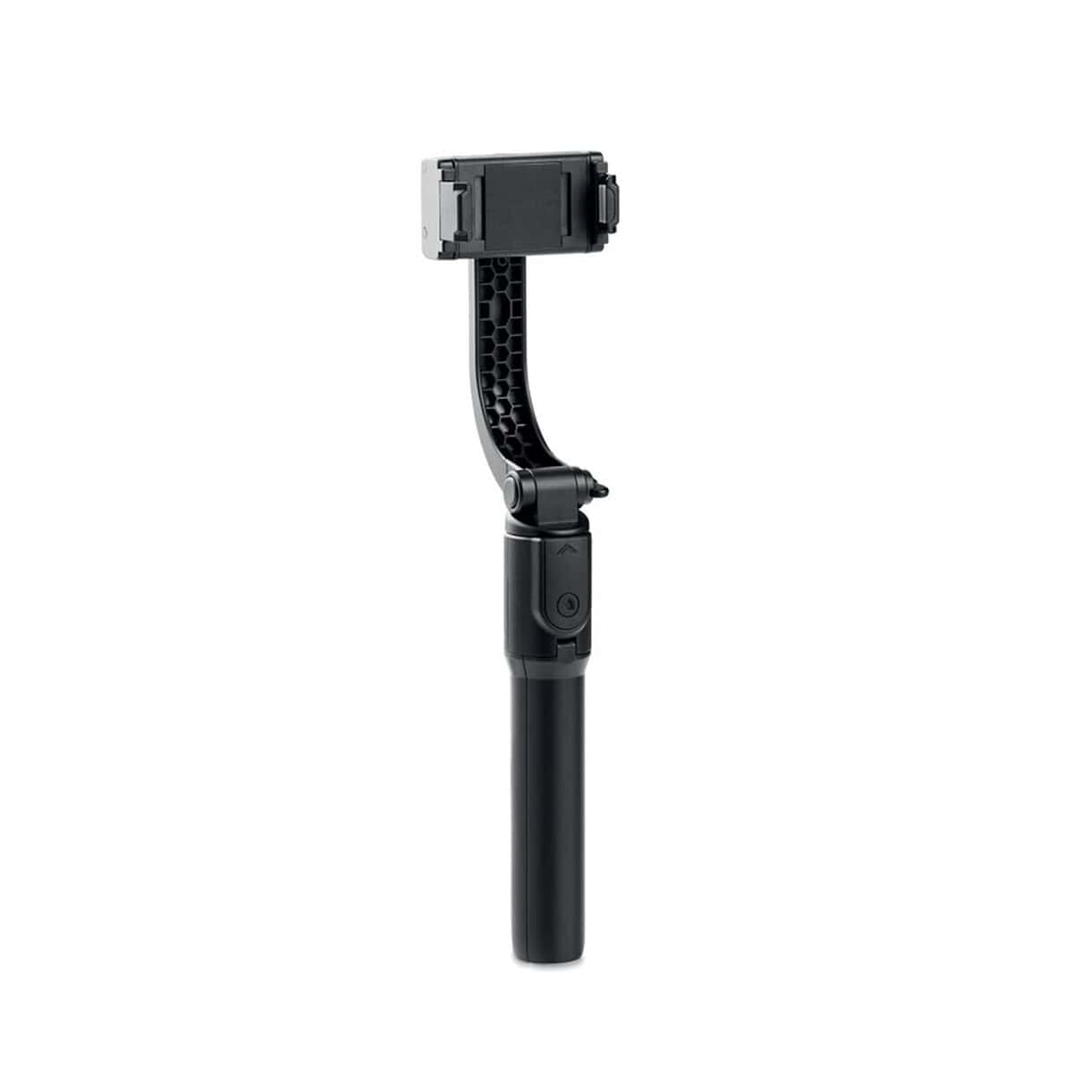 Uchwyt do statywu do smartfona na selfie stick czarny.