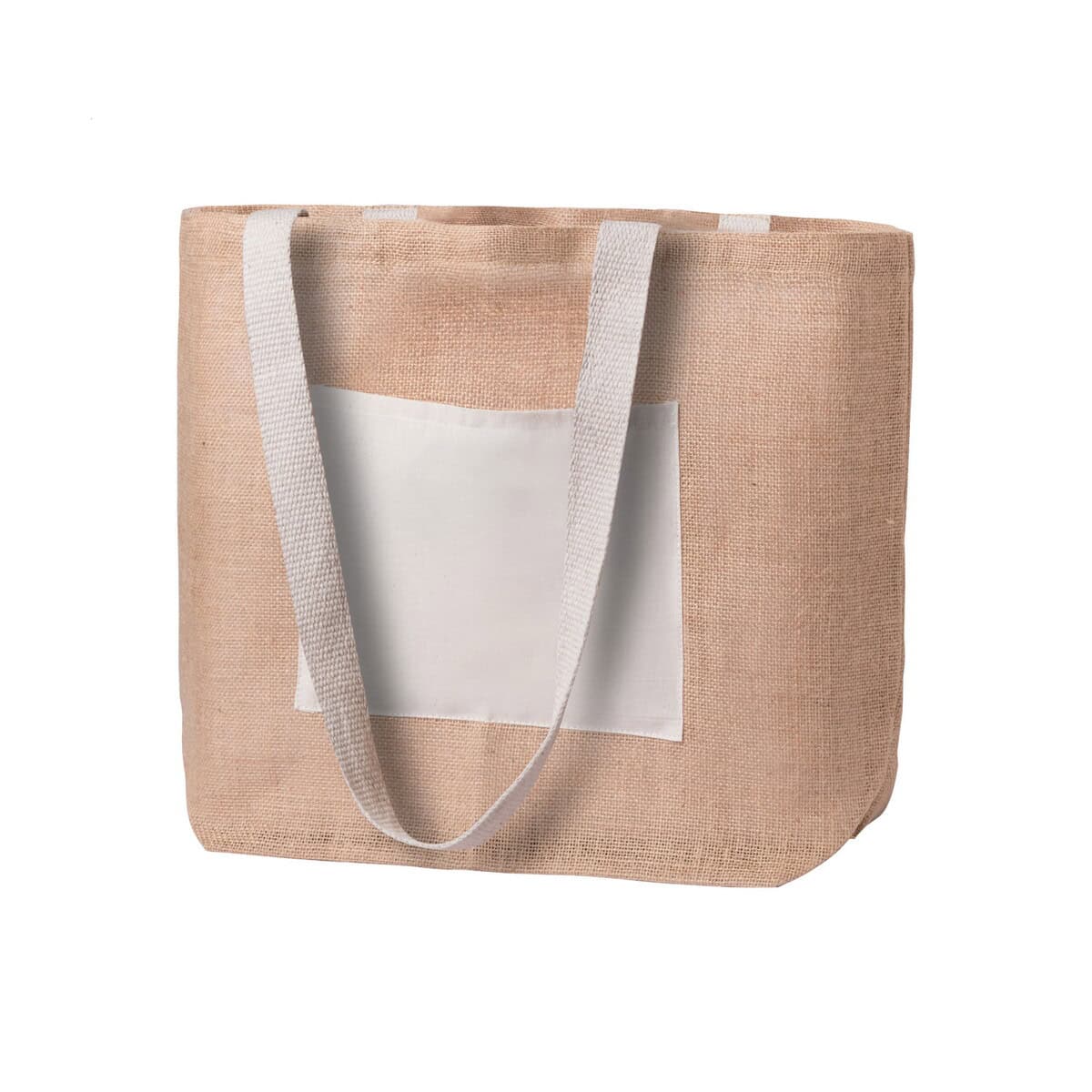 Torba reklamowa z naturalnej tkaniny, ekologiczne gadżety reklamowe, personalizowana torba na zakupy.