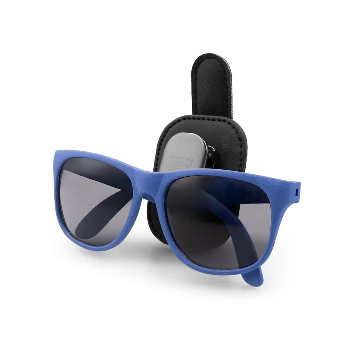 Akcesoria samochodowe z logo – klips na okulary exclusive collection | nalo VA119-03_AAA03 Okulary przeciwsłoneczne z etui i mikrofonem reklamowe promocja.