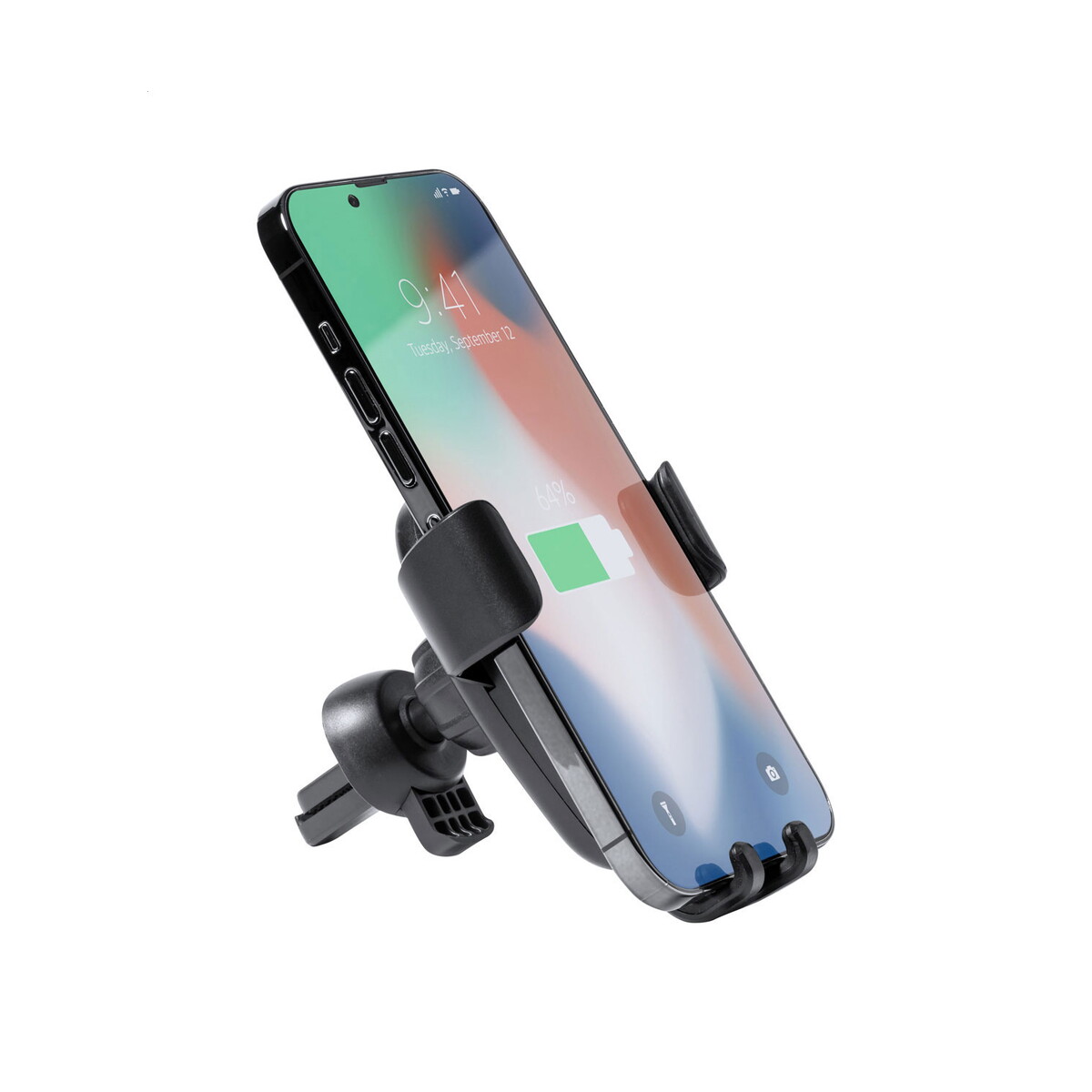 Akcesoria samochodowe z logo – locast samochody uchwyt na telefon / ładowarka indukcyjna AP722520-10__FC1 Locast samochody uchwyt na telefon / ładowarka indukcyjna AP722520-10__FC1