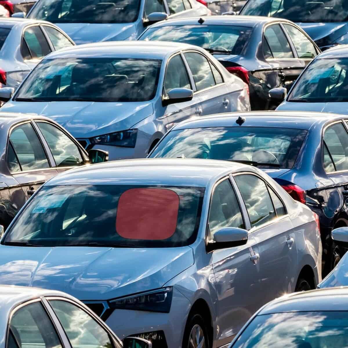 Akcesoria samochodowe z logo – osłona przeciwsłoneczna do samochodu, składana VA716_A Zdobycze na gadżety samochodowe, akcesoria i prezenty dla miłośników motoryzacji.