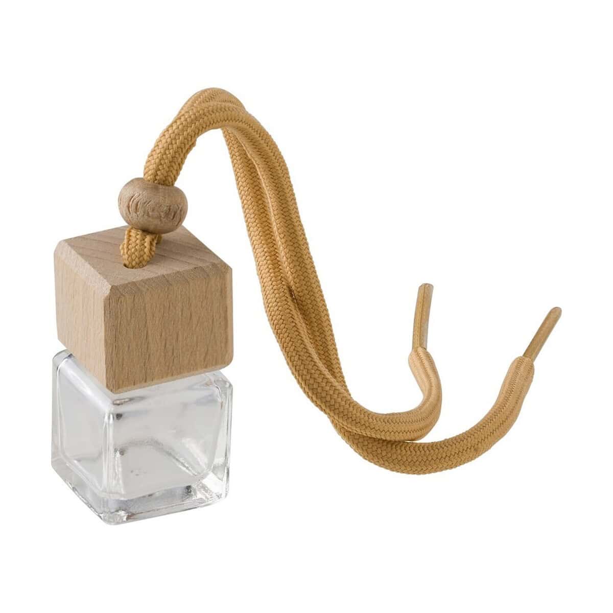 Akcesoria samochodowe z logo – szklany odświeżacz powietrza do samochodu V1230-16_AAA02 Kolorowe gadżety do home decor i prezentów na różne okazje.