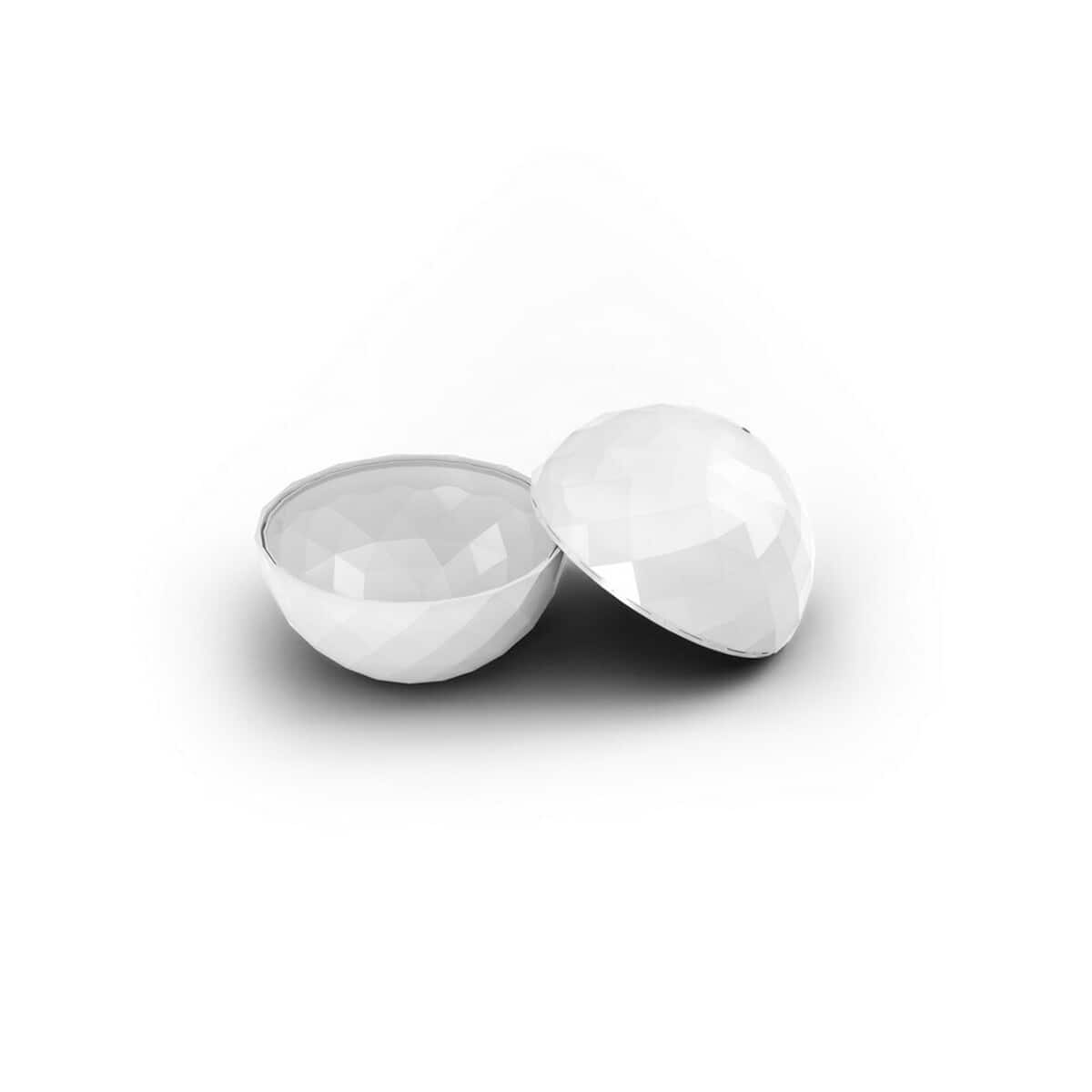 Artykuły do domu z logo – kula upominkowa, pojemnik na upominki reklamowe | indome V0901-02_INS02 Brokatowe podświetlenie do gadżetów i prezentów, elegancka ozdoba na różne okazje.