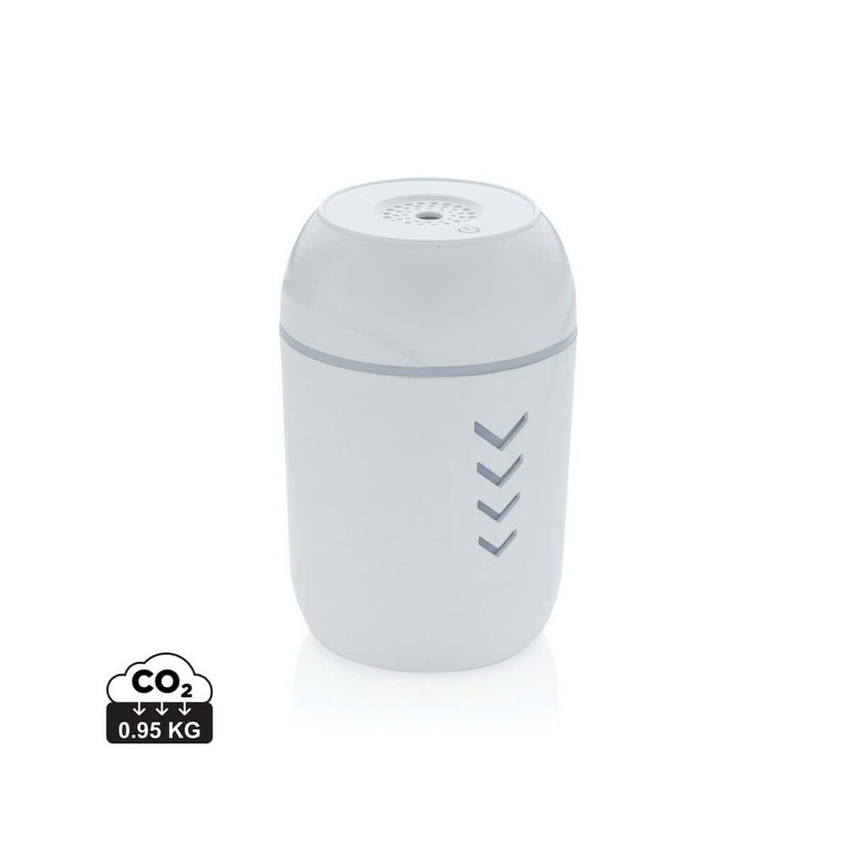Artykuły do domu z logo – nawilżacz powietrza ze sterylizującym światłem uv-c P301.123_S_0 1. Odświeżacz powietrza z funkcją usuwania CO2, energooszczędny.