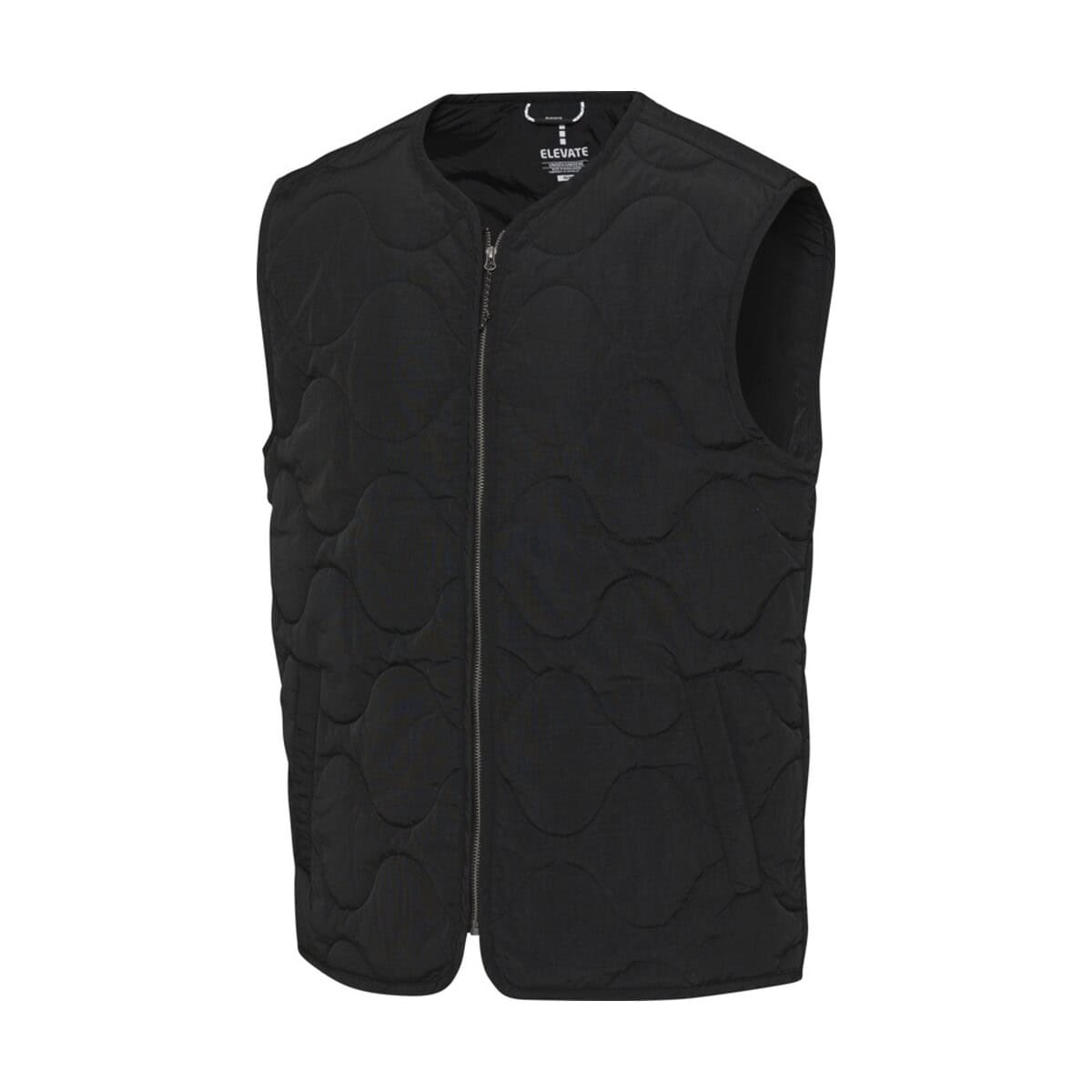 Bezrękawniki z logo – quartz pikowany bezrękawnik typu unisex z recyklingu z certyfikatem grs 3947790 Odzież reklamowa gilety personalizowane na zamówienie.