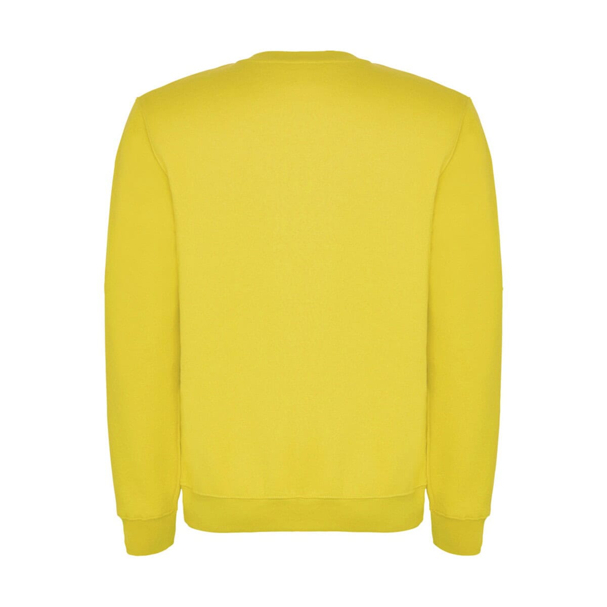 Bluzy z logo – bluza clasica r10701b_b1 Żółta bluza z nadrukiem, idealna na promocje i gadżety firmowe.