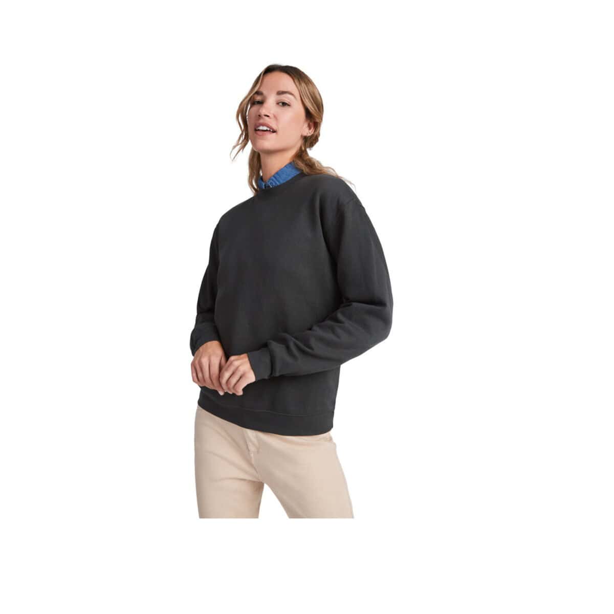 Bluzy z logo – bluza clasica r10701b_m3 Bluza z nadrukiem, wygodna i uniwersalna, idealna na prezent z gadżetami reklamowymi.