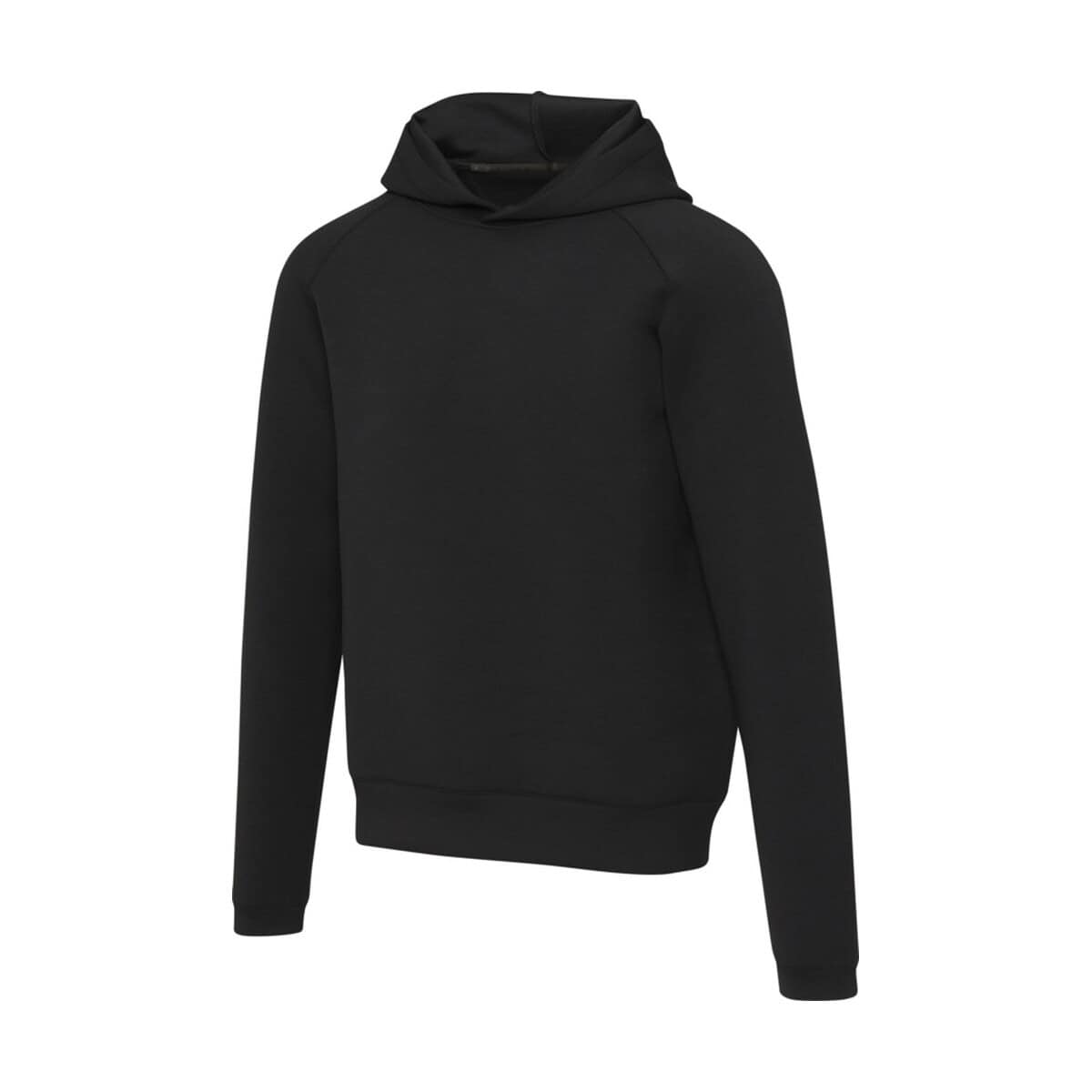 Bluzy z logo – danali sportowa bluza z kapturem typu unisex z dzianiny interlock 3823990 Czarna bluza z kapturem - modny gadżet reklamowy dla firm.