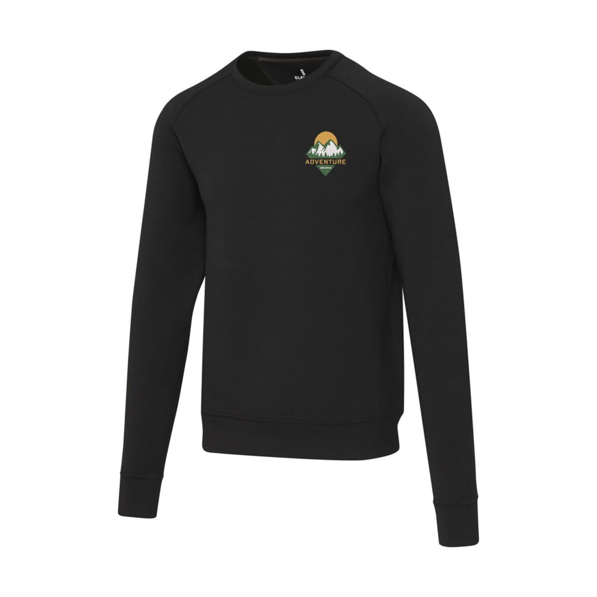 Bluzy z logo – yukon sweter sportowy typu unisex z dzianiny interlock z okrągłym dekoltem 3823890_sp_y1 Xg07-129-czarny-swie...