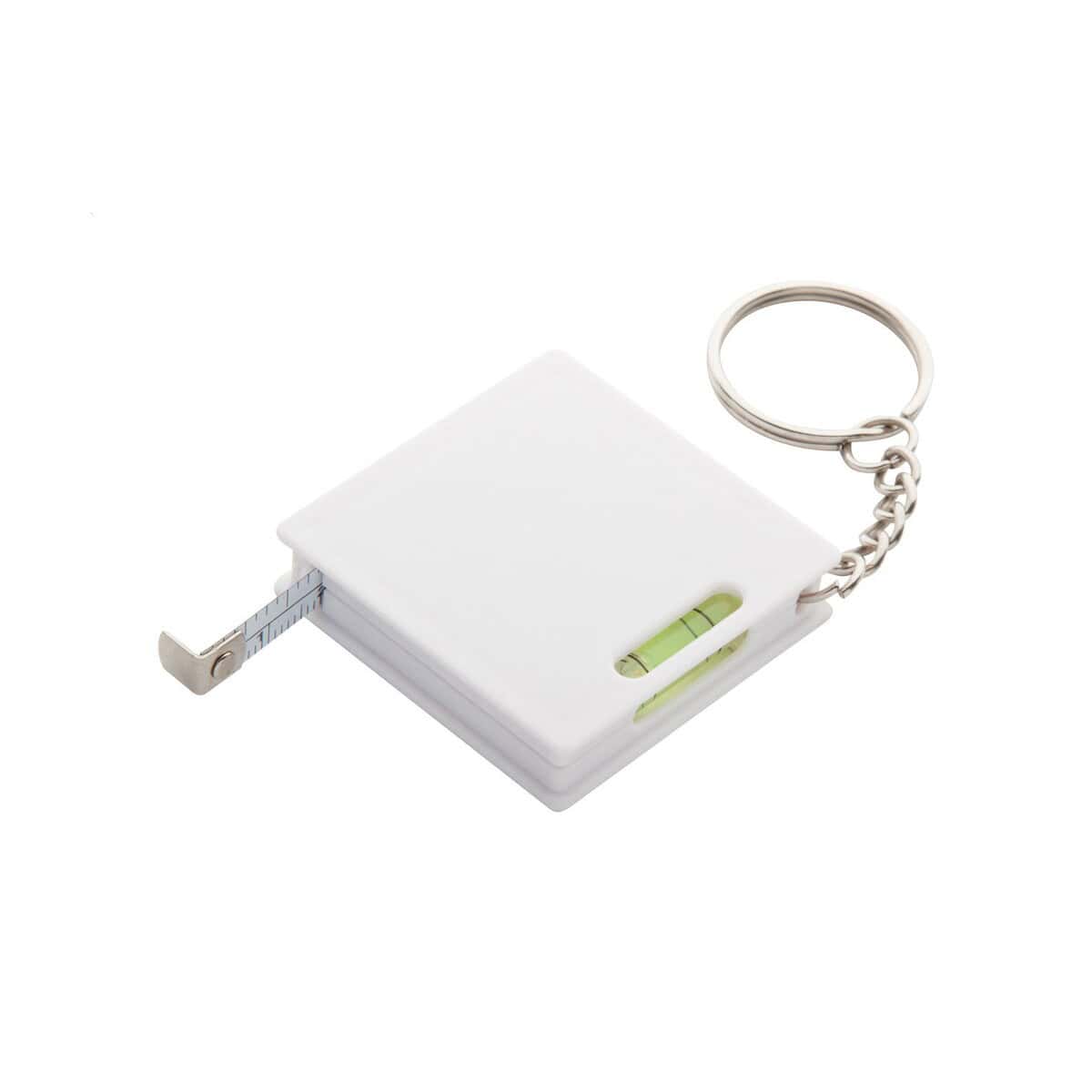 Lekarski rodzaj taśmowy miernik poziomu z kluczykiem i magnesem, pamięć dotycząca pomiarów.