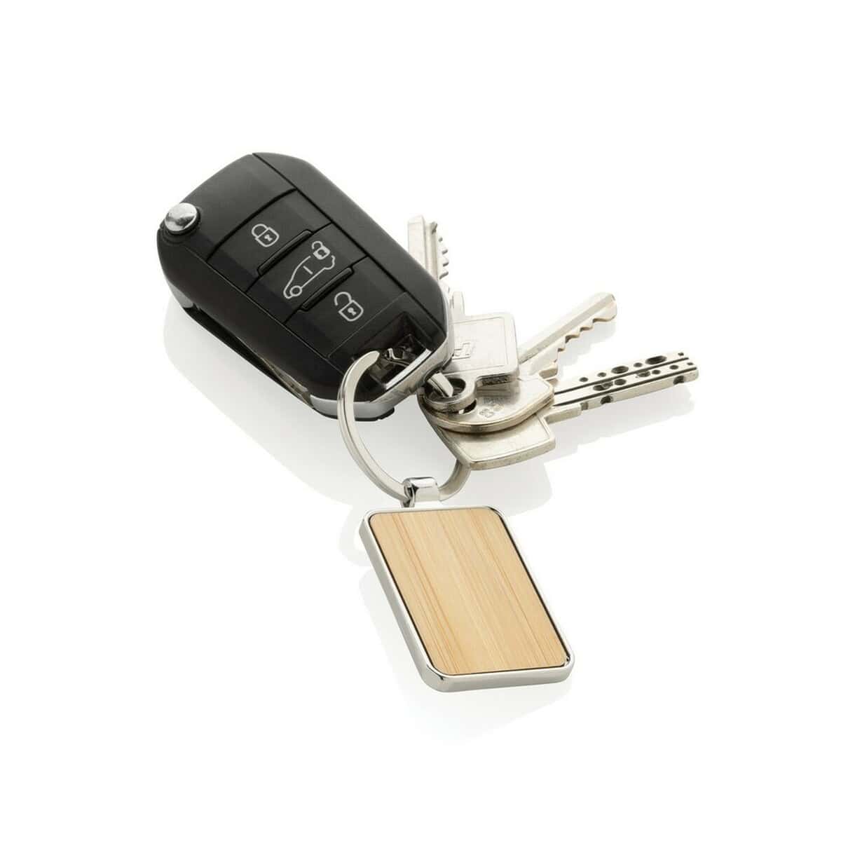 Breloki odblaskowe z logo – brelok do kluczy P191.6809__B_3 Uniwersalny brelok do kluczy z pendrivem i loggerem reklamowym.