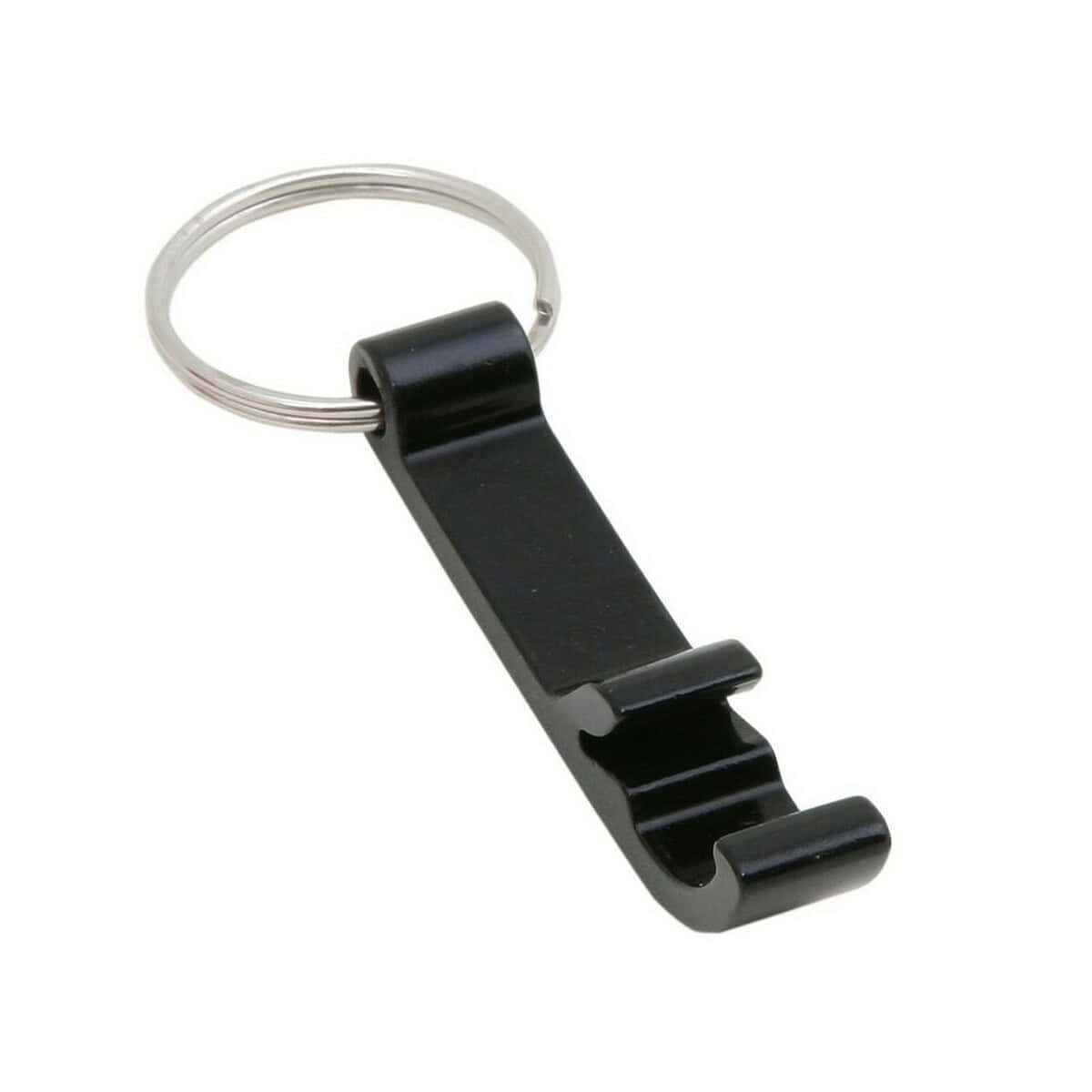 Breloki otwieracze z logo – brelok do kluczy, otwieracz do butelek | macie V2045.0-03_AAA01 Uniwersalny breloczek do kluczy z klipsem i ringiem, idealny gadżet reklamowy.