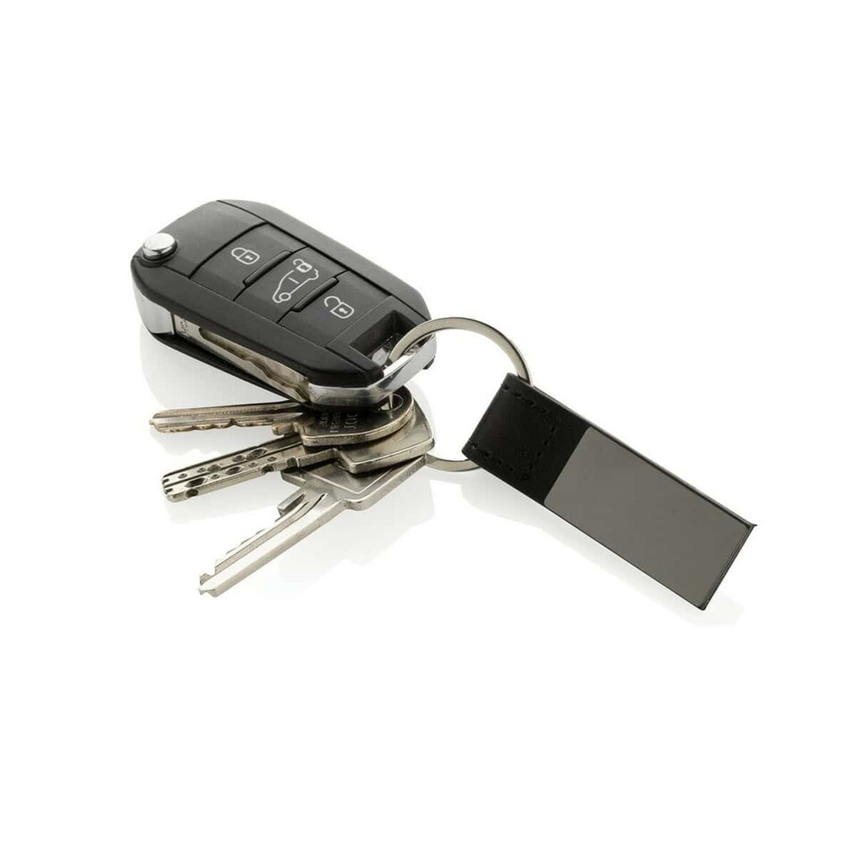 Breloki wielofunkcyjne z logo – brelok do kluczy P191.6401__B_3 Kluczyk samochodowy z brelokiem i podświetlanym grawerem gadżety reklamowe.