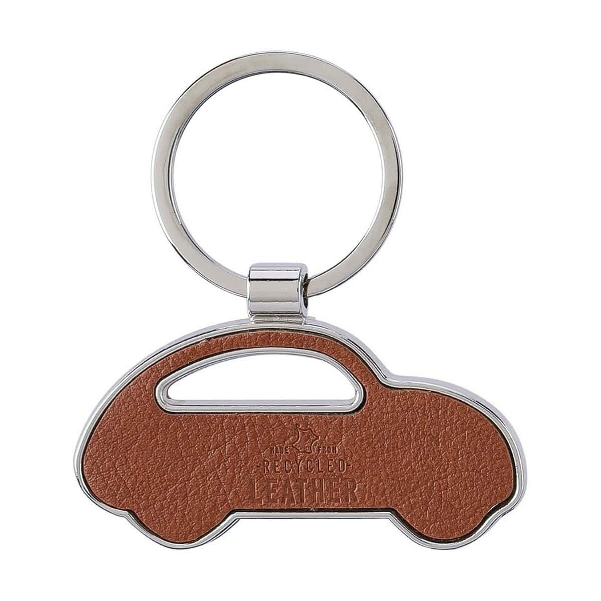 Breloki wielofunkcyjne z logo – brelok do kluczy „samochód” VA485-16_AAB01 Szeroki opis: Elegancki brelok samochodowy z ekologicznej skóry, idealny jako gadżet i upominek.