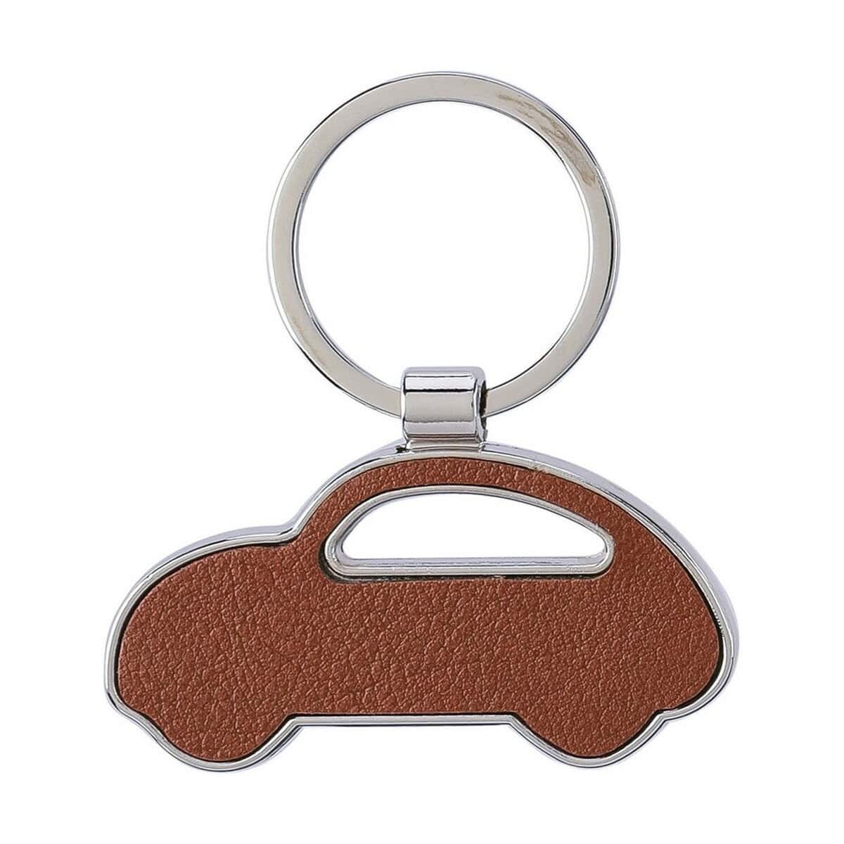 Breloki wielofunkcyjne z logo – brelok do kluczy „samochód” VA485-16_IBK01 Metalowy brelok samochód, personalizowany gadżet dekoracyjny, idealny upominek samochodowy, zestaw z kieszonką na klucze dla kierowców.