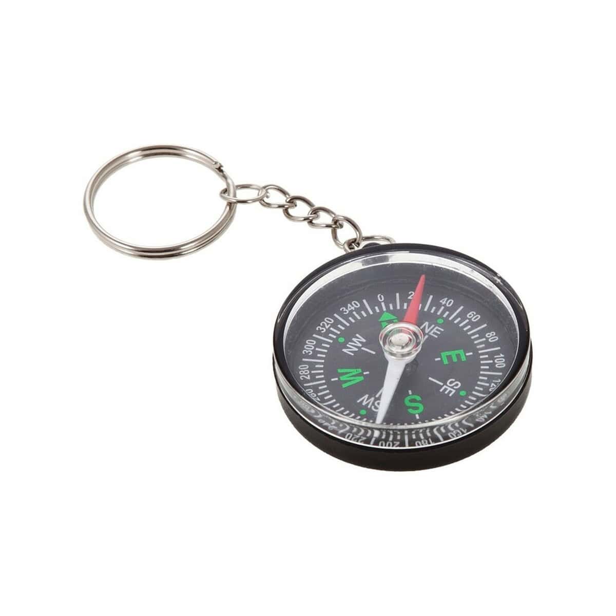 Kolorowy breloczek z kompasem, idealny na prezent i outdoorowe wyprawy.