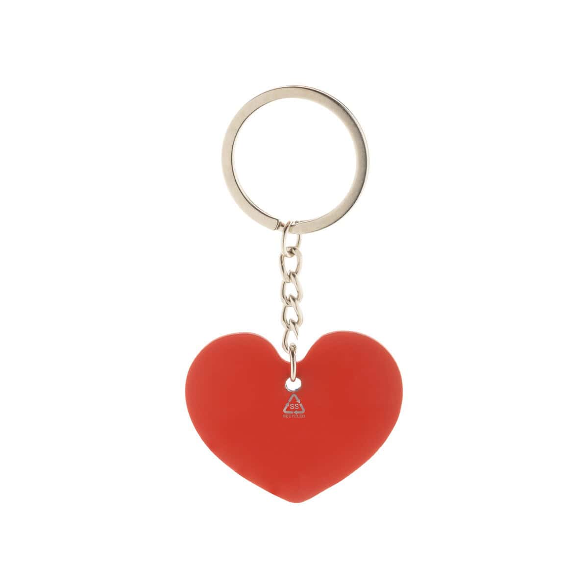 Breloki z żetonem z logo – loveshine brelok AP808271-05__A Kolorowy brelok serce, gadżet z symbolem miłości, idealny na prezent, wysokiej jakości akcesoria.