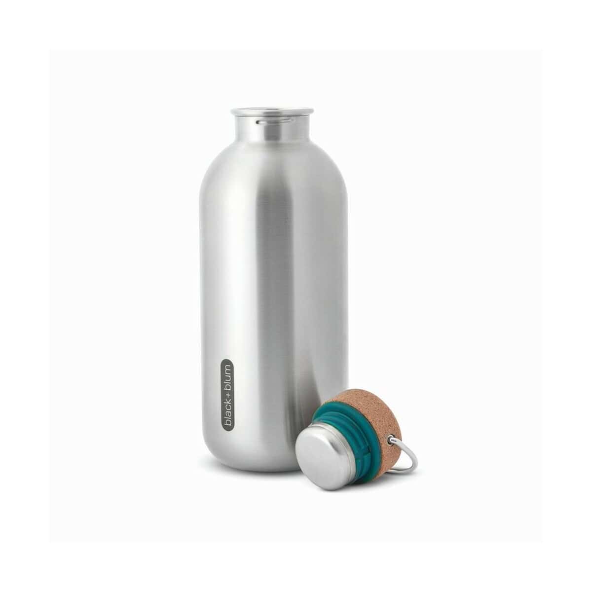 Butelki z logo – butelka sportowa 600 ml black+blum P439.1233__B_2 Przenośna butelka na napoje z logo, idealna na prezent i gadżet reklamowy.