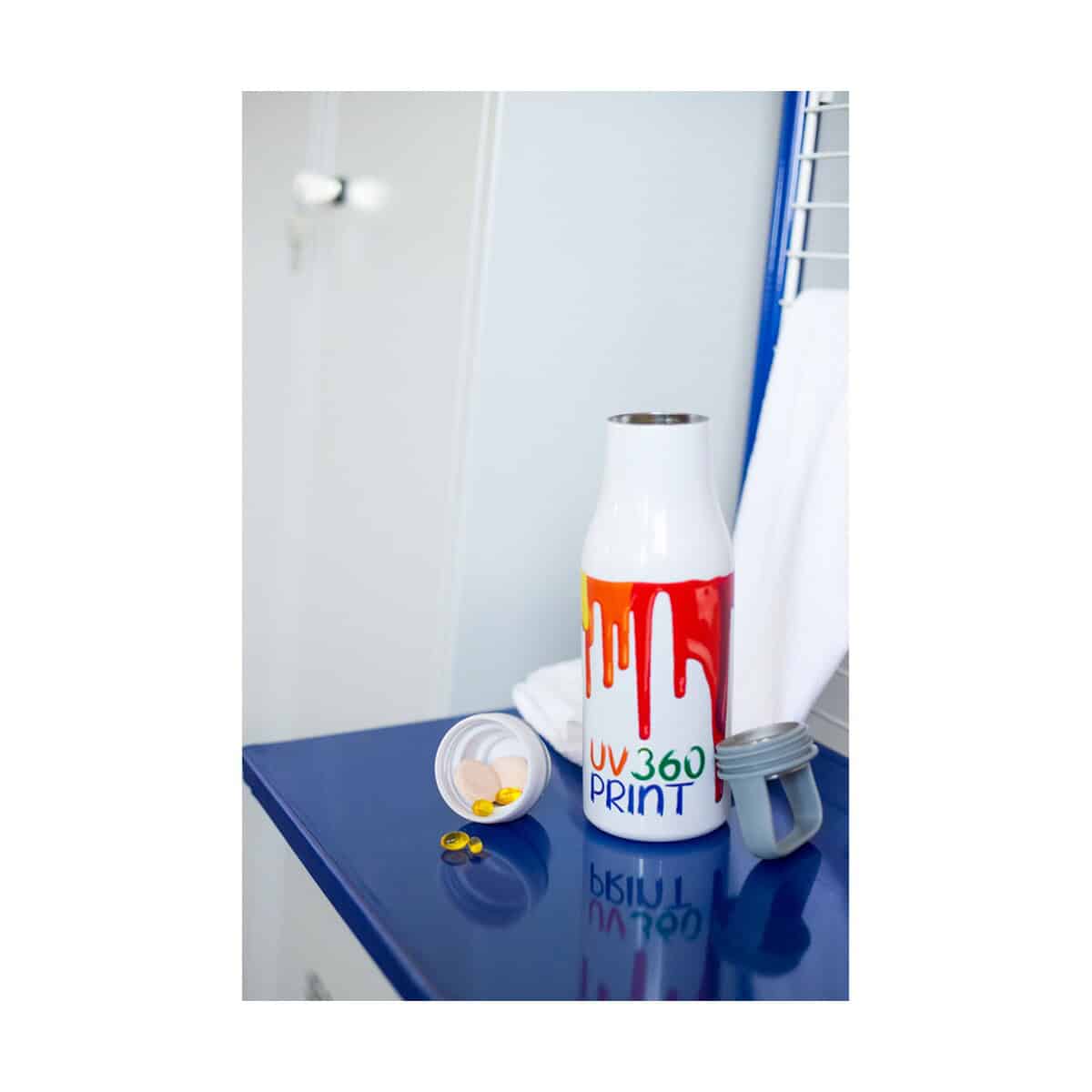 Butelki z logo – butelka termiczna 500 ml air gifts, pojemnik w zakrętce | jessica V0850_C 1. butelka z nadrukiem UV360 Print, personalizowana oferta gadżetów reklamowych.