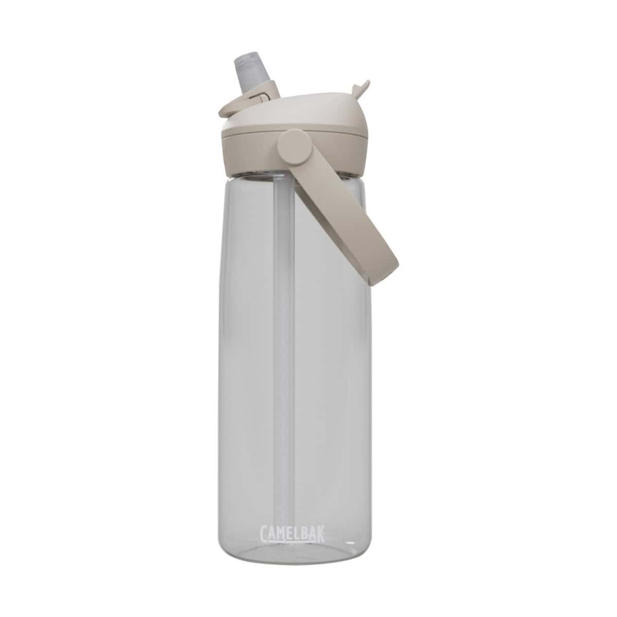 Butelki z logo – camelbak® thrive flip 750 ml tritan renew butelka na wodę ze składaną słomką 10088601 Ceramiczny bidon z korkiem i pokrywką, idealny na sport i rekreację.