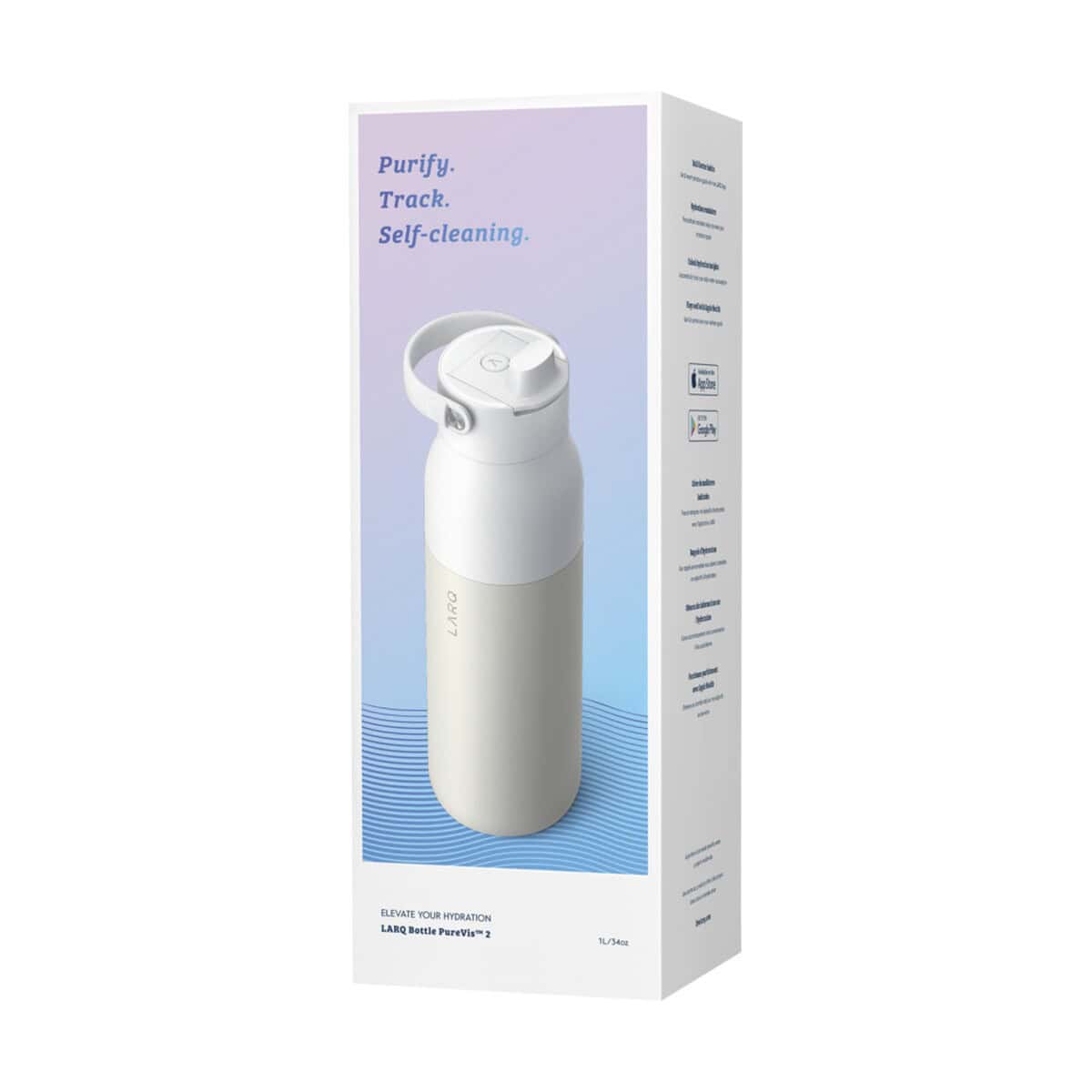 Butelki z logo – larq purevistm 2.0 butelka na wodę o pojemności 1000 ml 10089801_p1 Lufa na butelkę do higieny, self-cleaning, gadżet promocyjny, personalizowany.