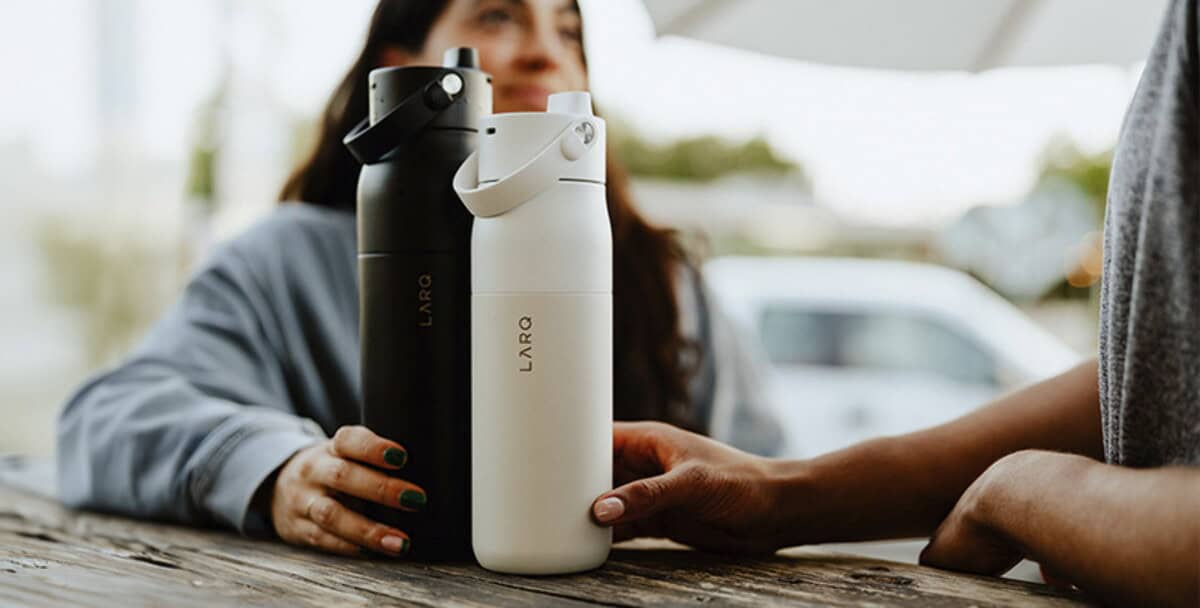 Butelki z logo – larq purevistm 2.0 butelka na wodę o pojemności 680 ml 10089701_m1 Butelka termiczna na prezent gadżety z nadrukiem doskonałe na upominek.