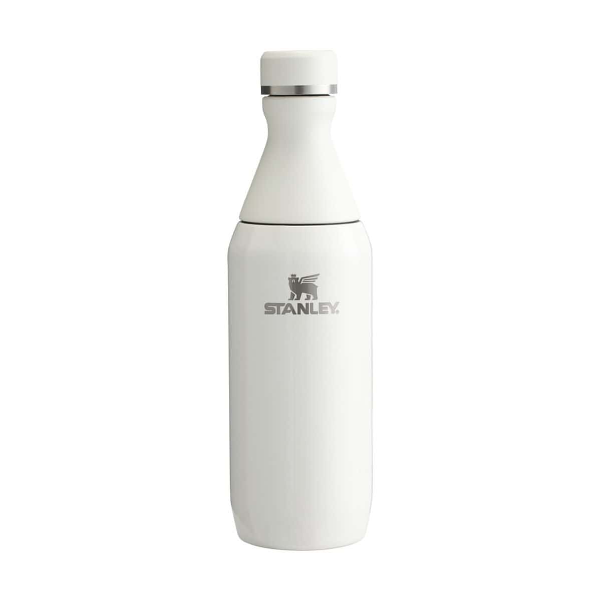 Butelki z logo – stanley all day slim butelka na wodę o pojemności 350 ml 10088310 Butelka termos Stanley, personalizowana, biała, gadżet promocyjny, prezent firmowy.