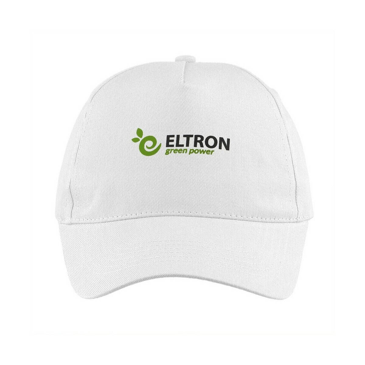 Czapki z logo – czapka z daszkiem | joseph V7182-02_ILG02 1. Czarna i zielona czapka z nadrukiem ELTRON green power.