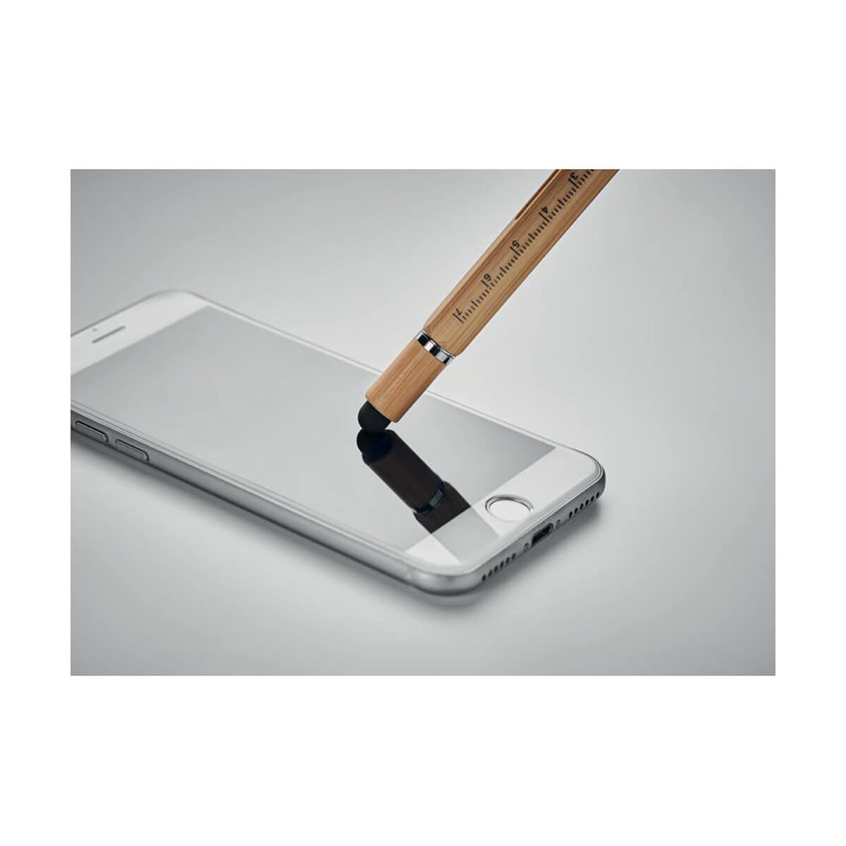 Długopisy bambusowe z logo – bambusowy długopis z poziomicą toolbam mo6559-40-ambiant Gadzety, promocyjne gadżety IT, personalizacja telefonów, upominki firmowe, gadżety reklamowe z nadrukiem.