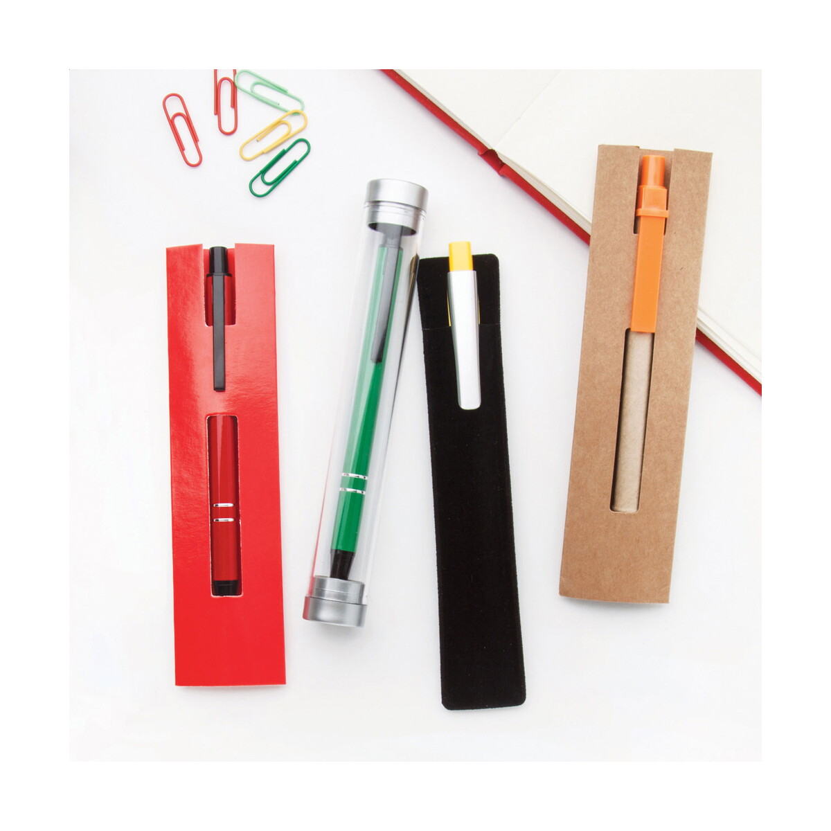 Długopisy ekologiczne z logo – kracar opakowanie na długopis AP731827-00__DG1 Kracar opakowanie na długopis AP731827-00__DG1