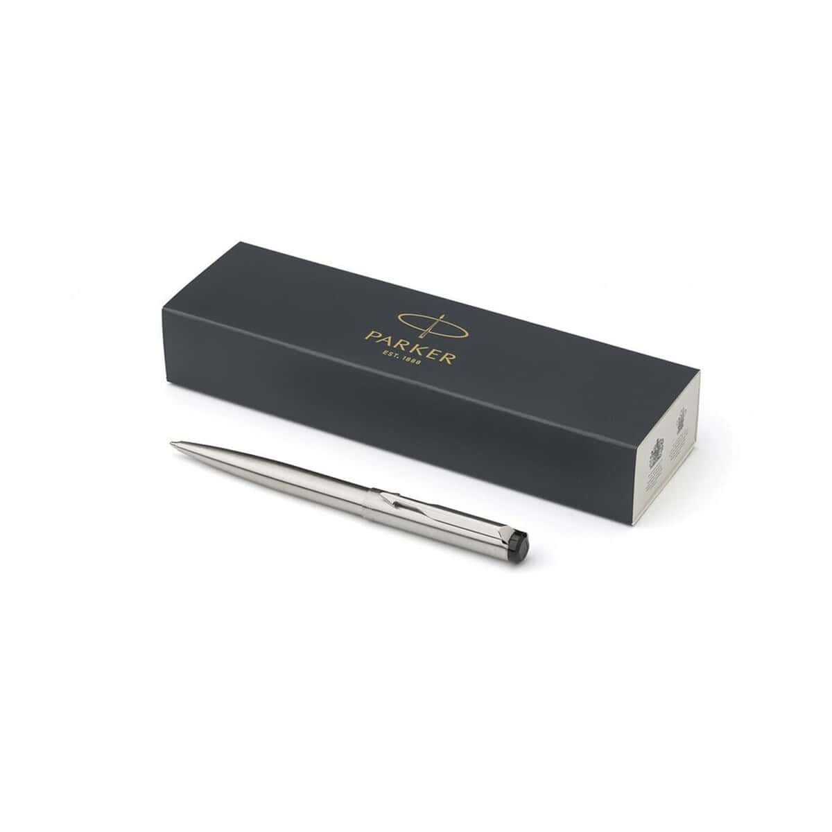 Długopisy metalowe z logo – długopis parker vector V1597-32_COV01 Elegancki długopis z pudełkiem, idealny na gadżet promocyjny i prezent firmowy.