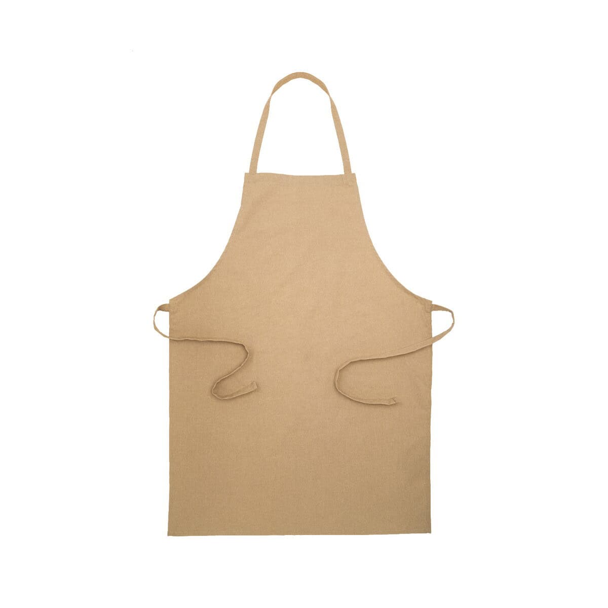 Fartuchy z logo – chepex fartuch z bawełny z recyklingu AP800089-00__A Eko skórzany fartuch z kieszeniami i regulowanymi paskami do kuchni i warsztatu.