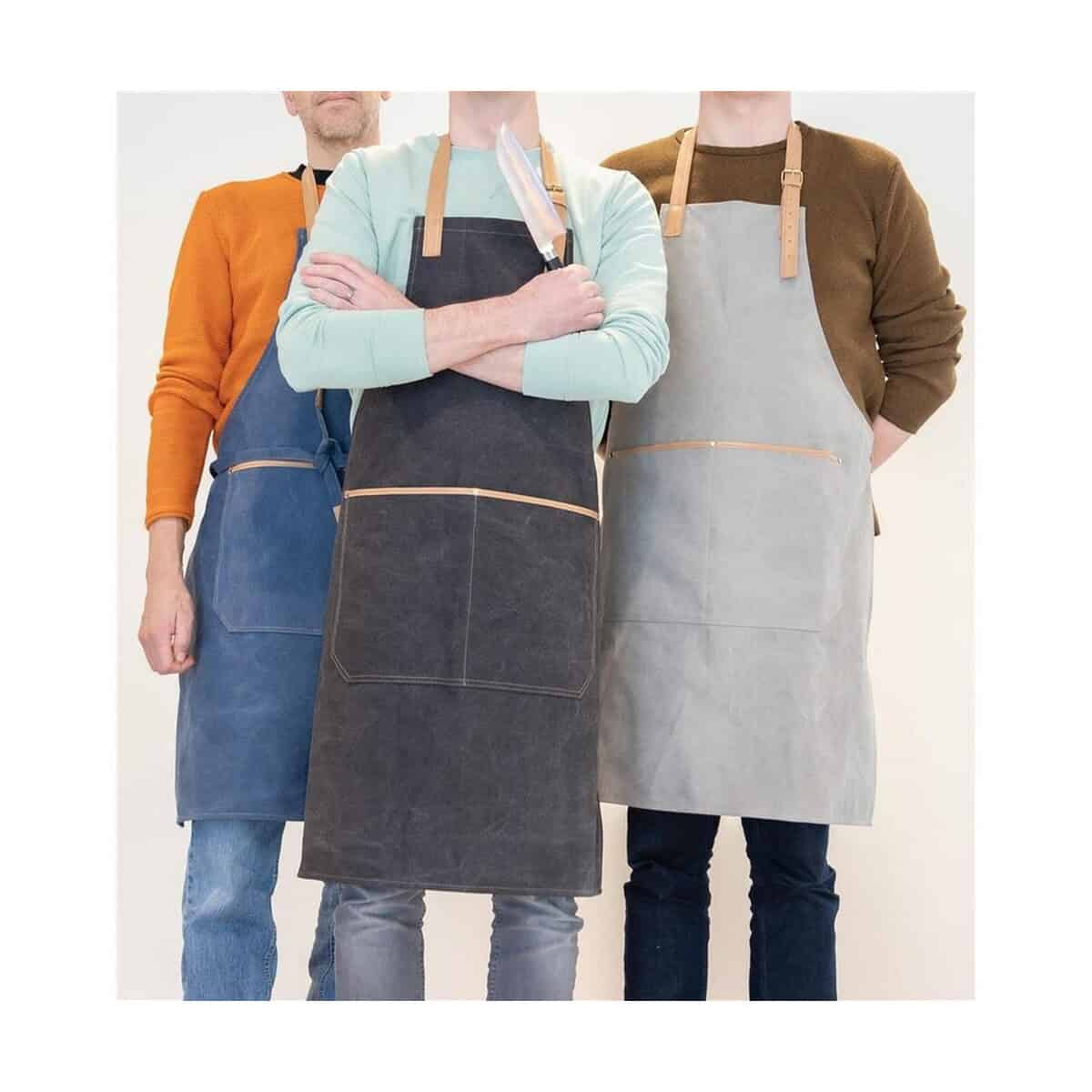 Fartuchy z logo – fartuch kuchenny deluxe P262.825_4 1. Eksperckie grawertony i worki na produkty spożywcze, wytrzymałe i stylowe.