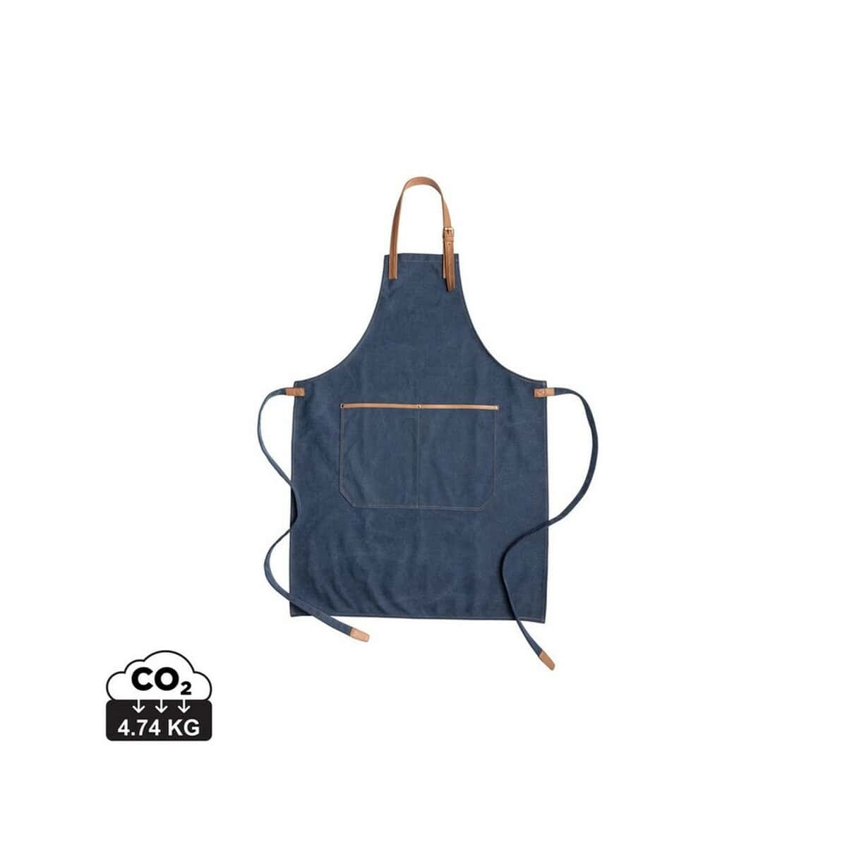 Stylowa fartuch kuchenny z ekologicznych materiałów, idealny na prezent i do gastronomii.