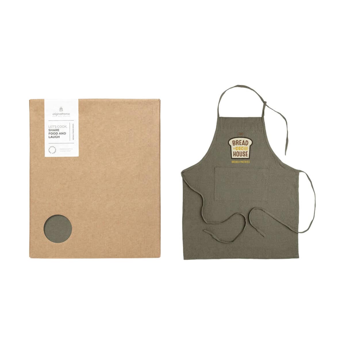 Fartuchy z logo – originalhome fartuch z recyklingu 11342461_sp_y1 Allegroostżywienia i gotowania, fartuch kuchenny z logo piekarni Bread House.