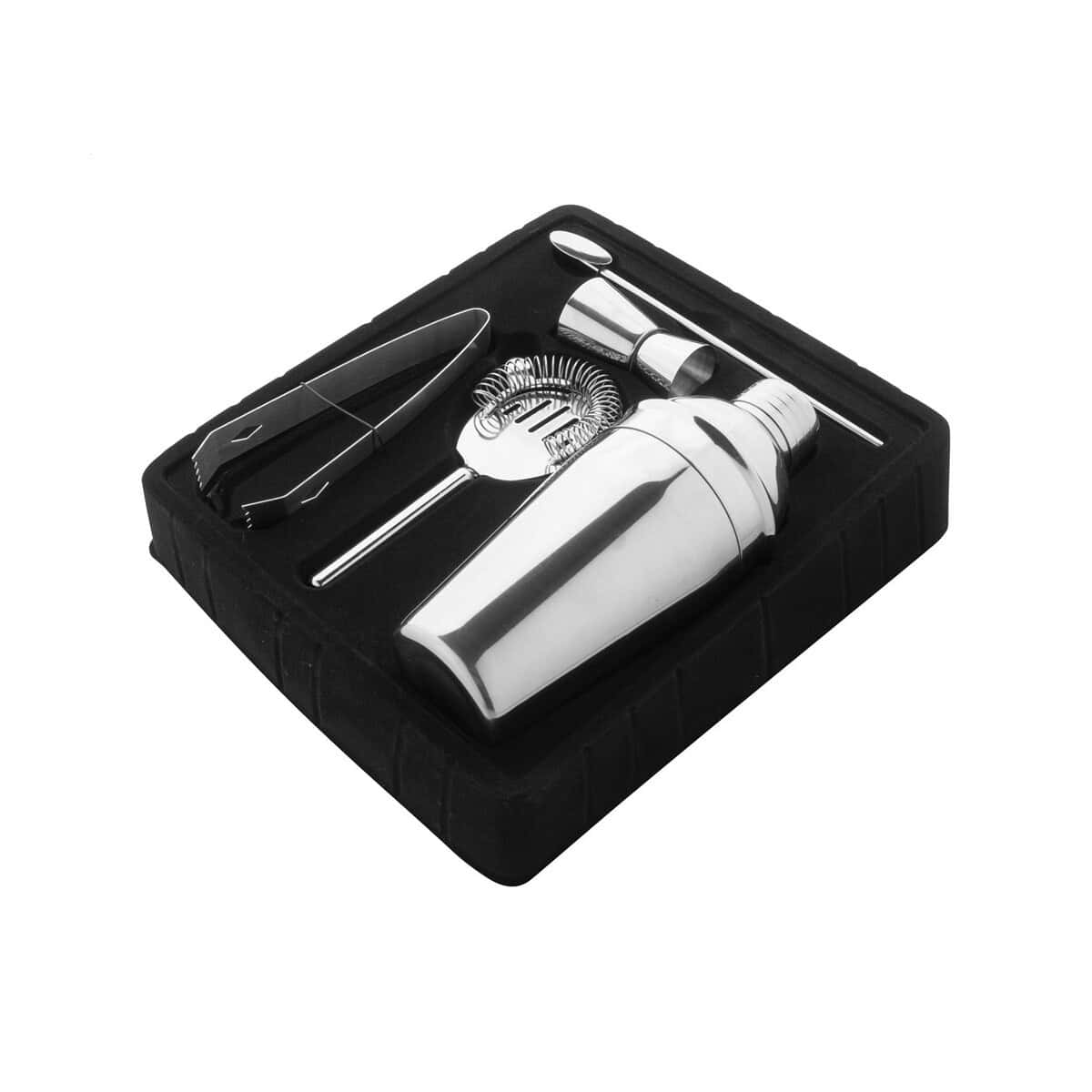 Gadżety barmańskie z logo – sidecar zestaw koktailowy AP808252__A Zestaw narzędzi barmańskich w metalowej kosmetyczce, idealny na prezent i do domu.