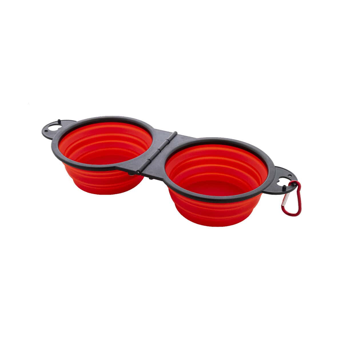 Gadżety dla zwierząt z logo – chappy plus miska dla psa AP800114-05 Antyślizgowe składane miski campingowe na kawę i herbatę, zestaw 2 sztuk, przenośne na piknik, podróż, grill, na biwak.